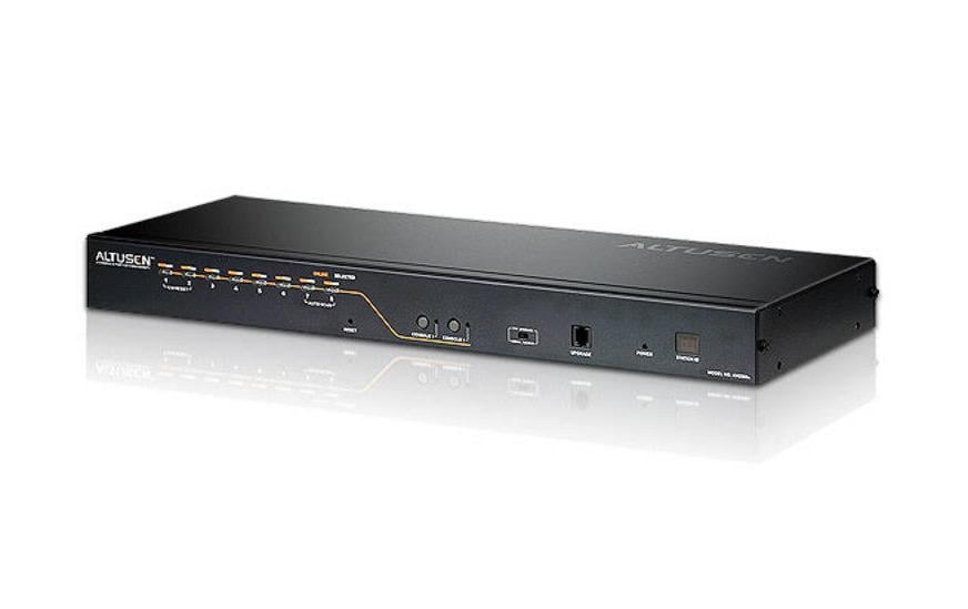 ATEN KH2508A – KVM-Switch, VGA/USB 2.0/RJ-45, 1600 × 1200, Rackeinbau, OSD