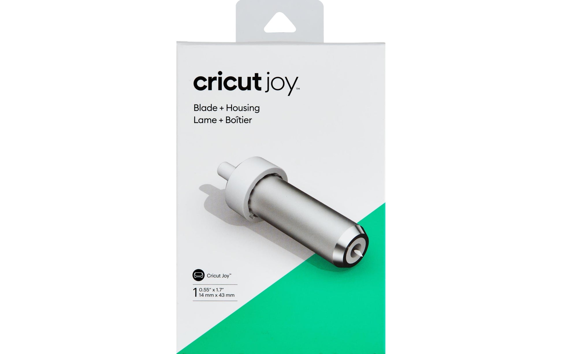 Cricut Ersatzklinge 14 × 43 mm, Kunststoff/Metall, Silber – für Joy
