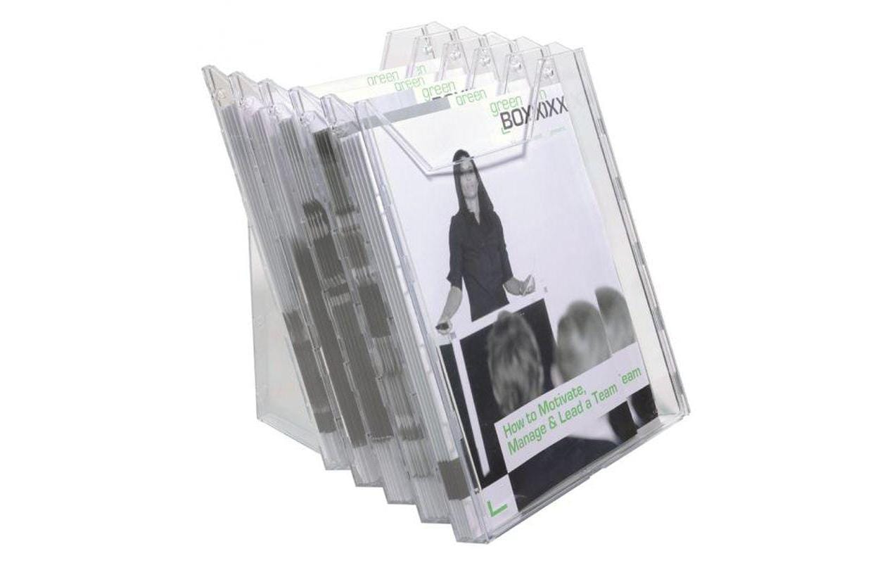 Durable Wandprospekthalter A4 – transparent – 8586-19