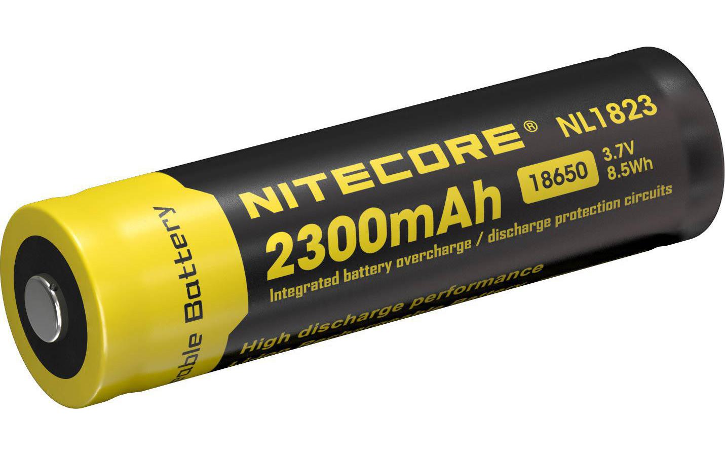 Nitecore 18650 Akku, Li-Ion, 2300 mAh, 3,7 V – 1 Stk.