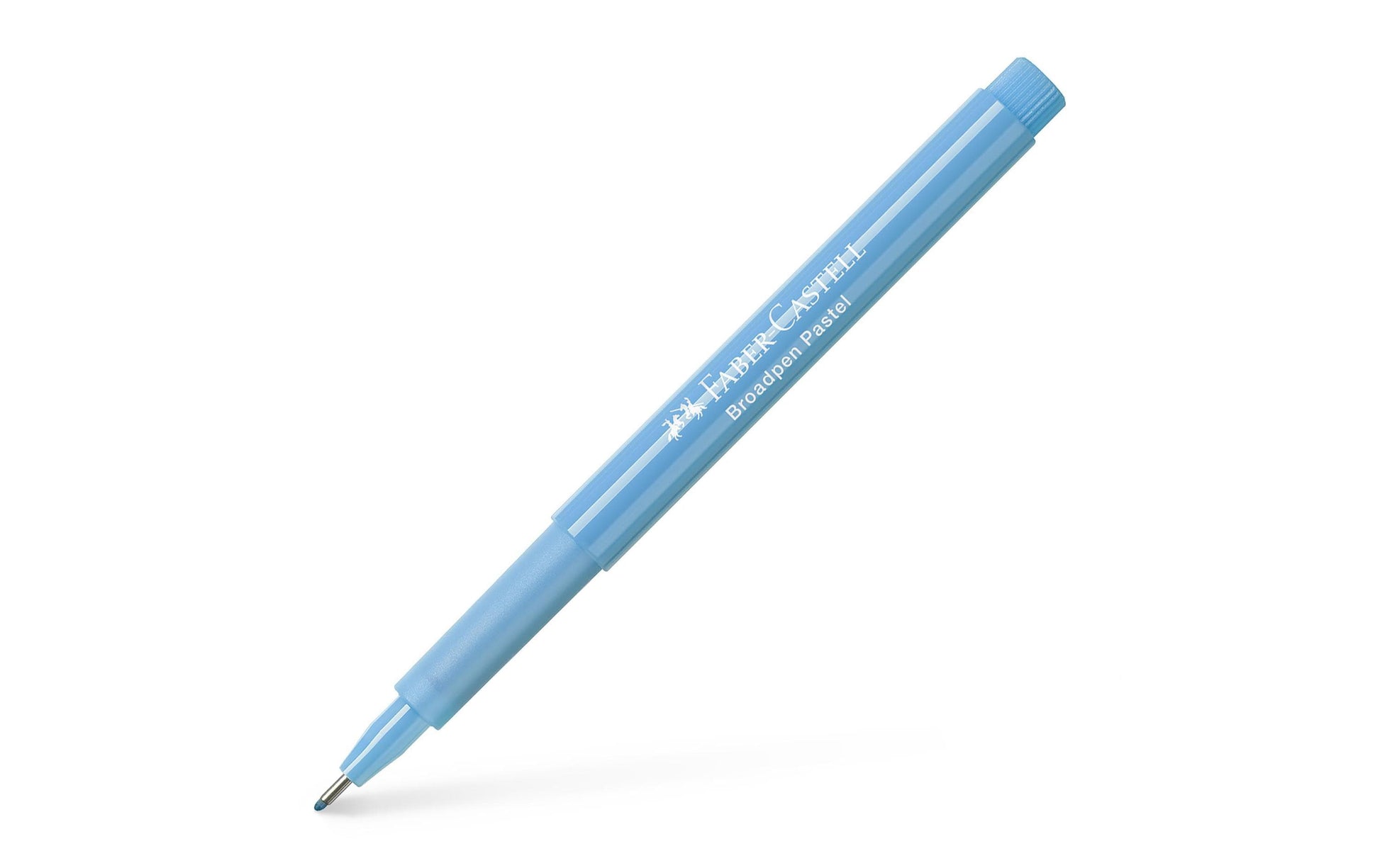 Faber-Castell Broadpen 1554 Fineliner – 0,8 mm, blau, dokumentenecht