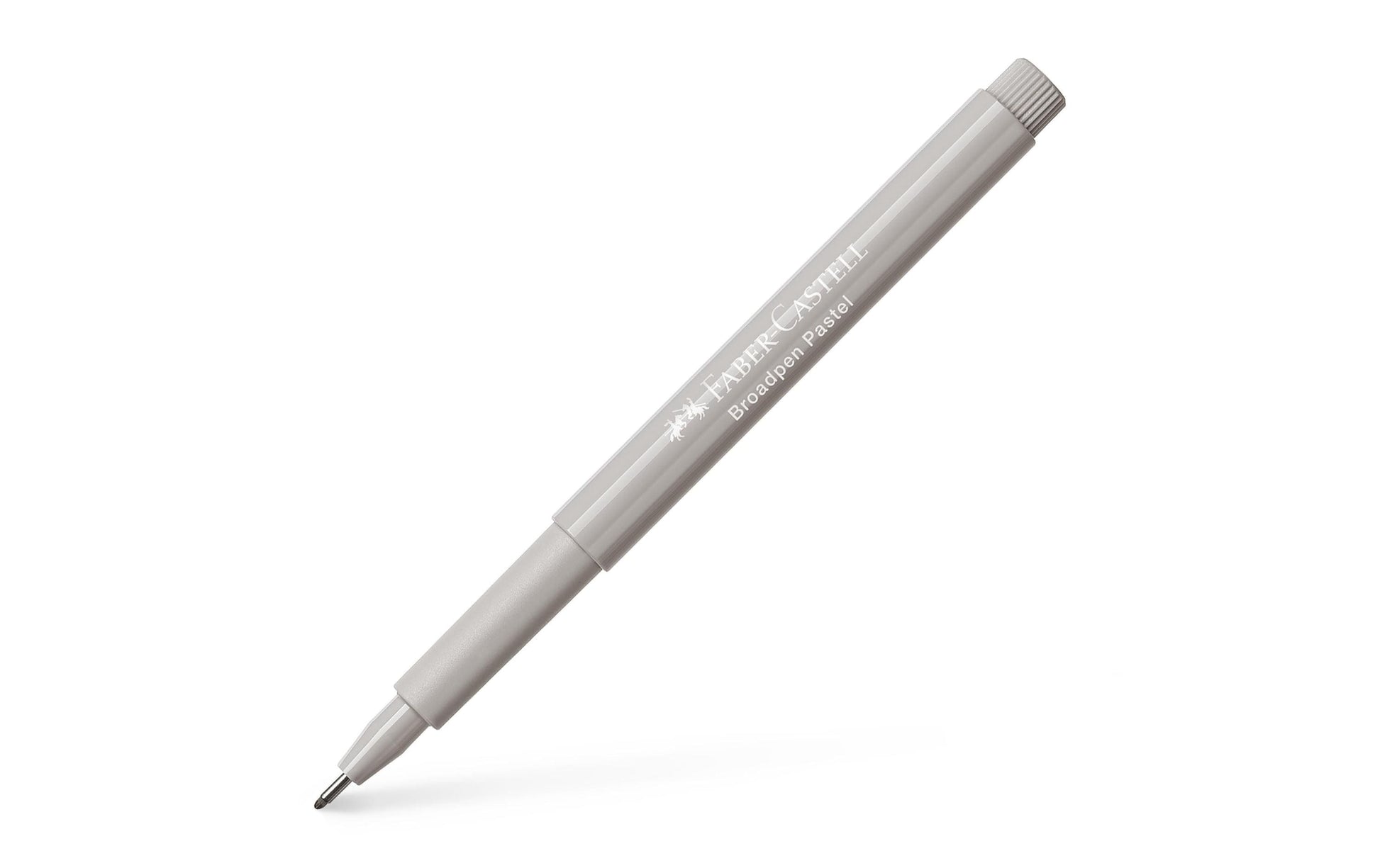 Faber-Castell Broadpen 1554 Fineliner – 0,8 mm, grau, dokumentenecht