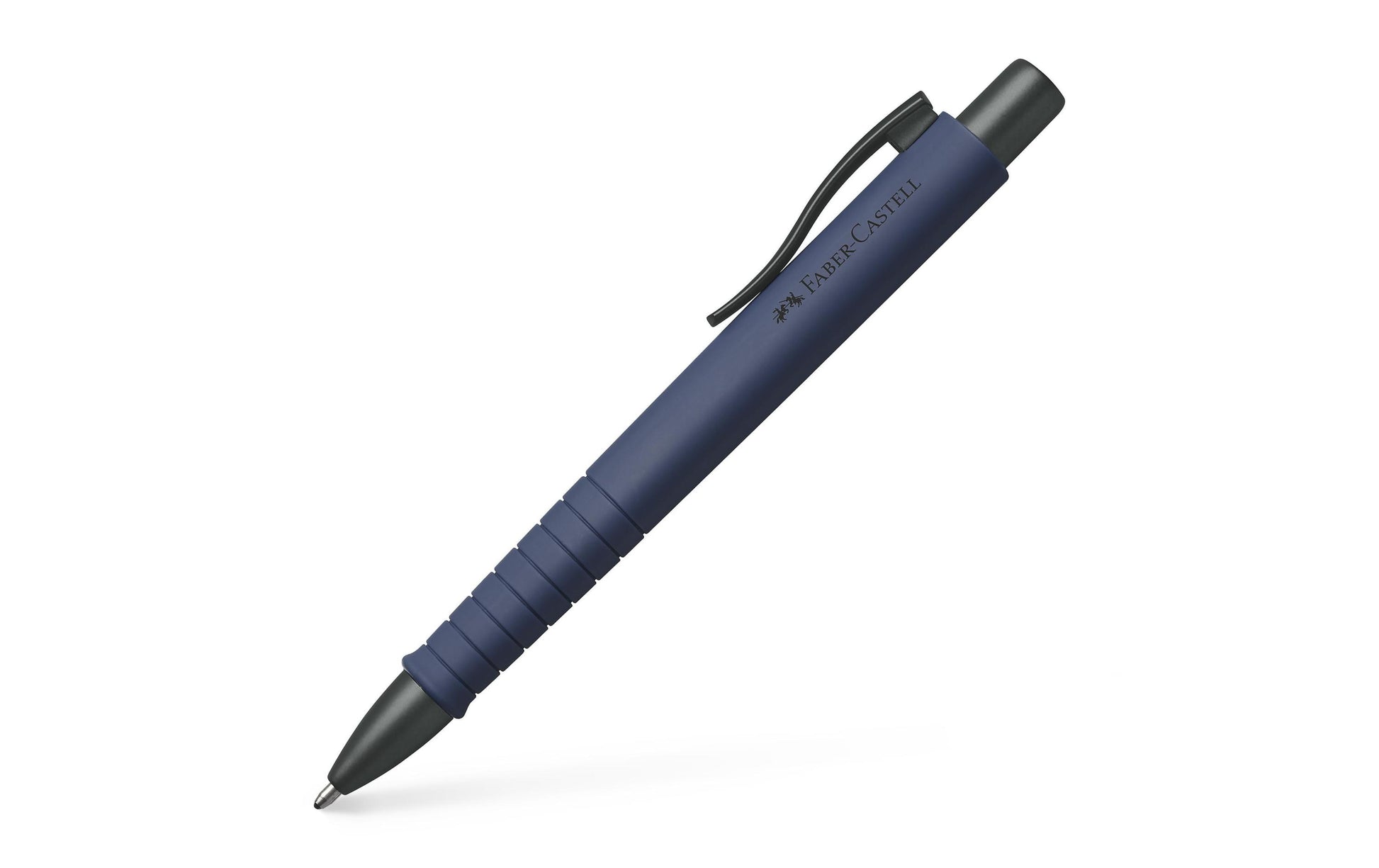 Faber-Castell Poly Ball Kugelschreiber – Blau, Druck, ergonomisch, dokumentenecht, nachfüllbar