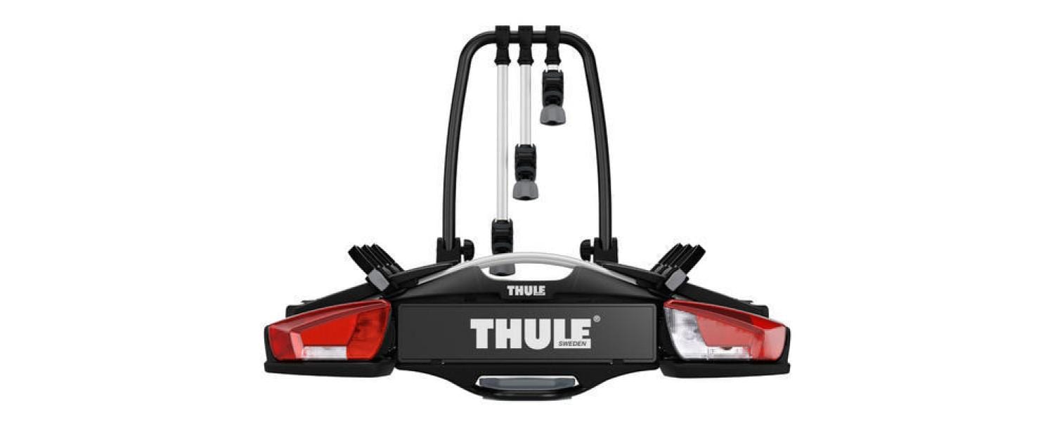 Thule Fahrradträger Velo Compact – 3 Fahrräder – für Anhängerkupplung – bis 60 kg – schwarz