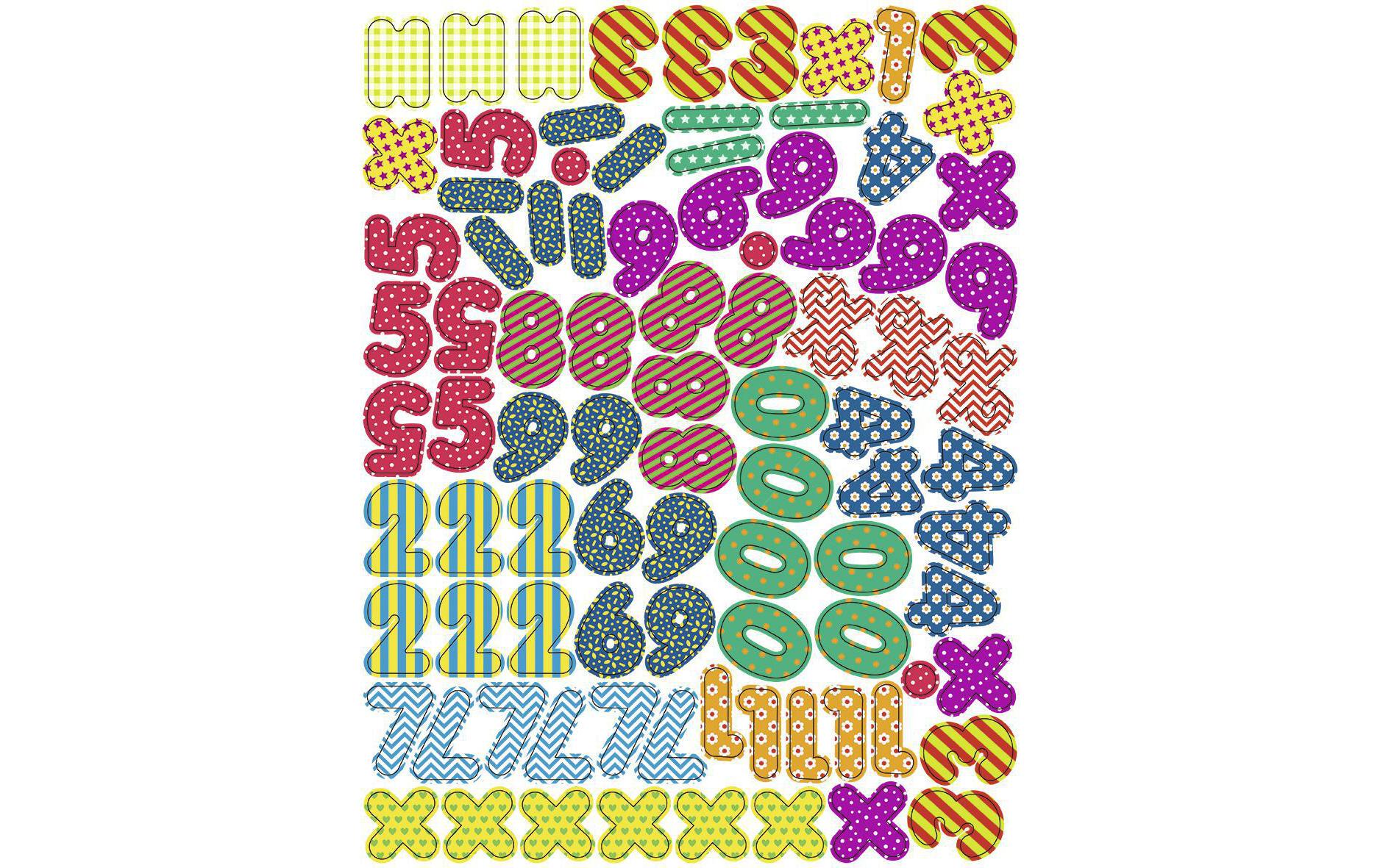 URSUS Magnet-Set – Zahlen & Symbole, 100 Stück, leicht haftend