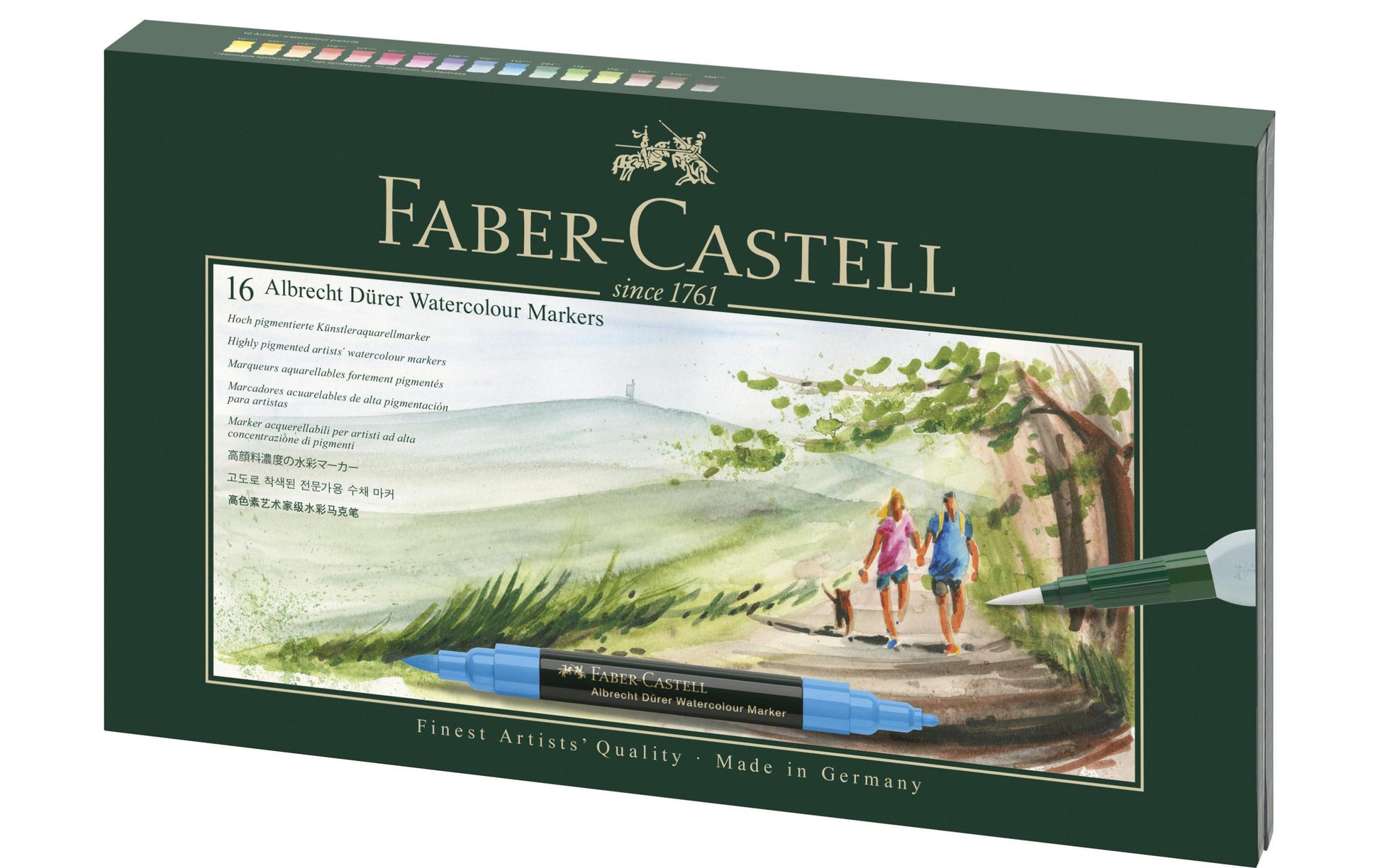 Faber-Castell Aquarellbuntstift Mehrfarbig – rund