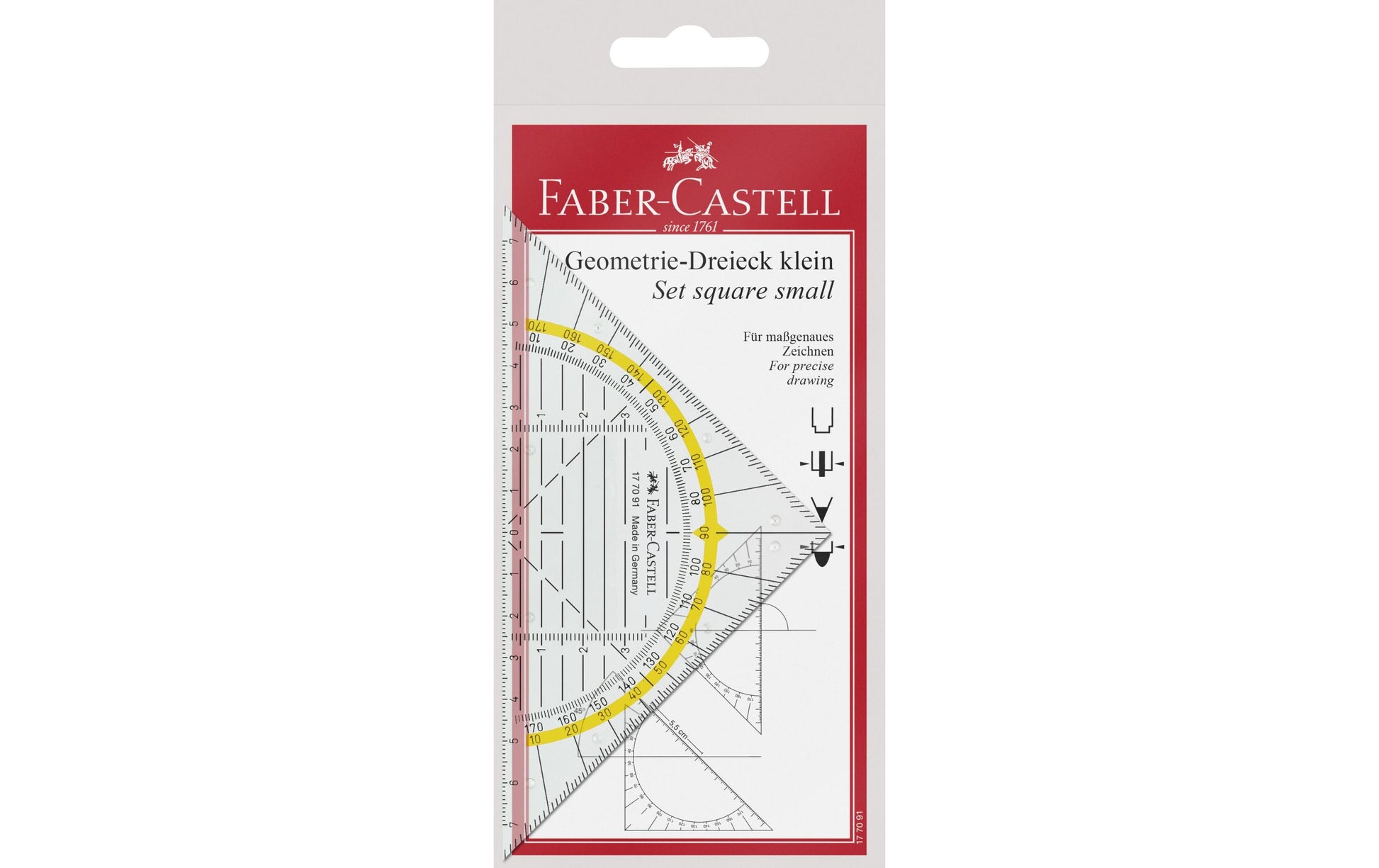 Faber-Castell Geodreieck, 14 cm