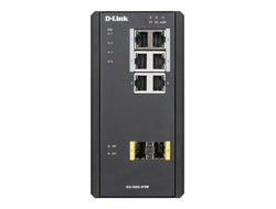D-Link DIS-300G-8PSW – Managed L2 Switch – 6× 1G, 2× SFP, PoE+, PoE-Budget 120 W