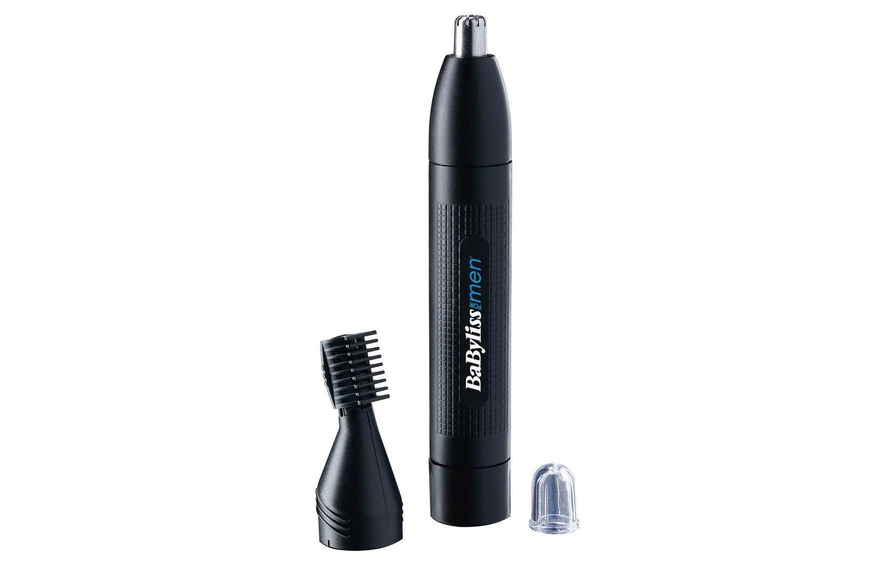 BaByliss Nasen- & Ohrtrimmer E652E – batteriebetrieben, inkl. 1 AA-Batterie – schwarz