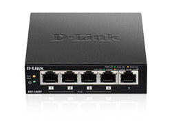 D-Link DGS-1005P – Netzwerk-Switch – 5×GbE, PoE+ 60 W