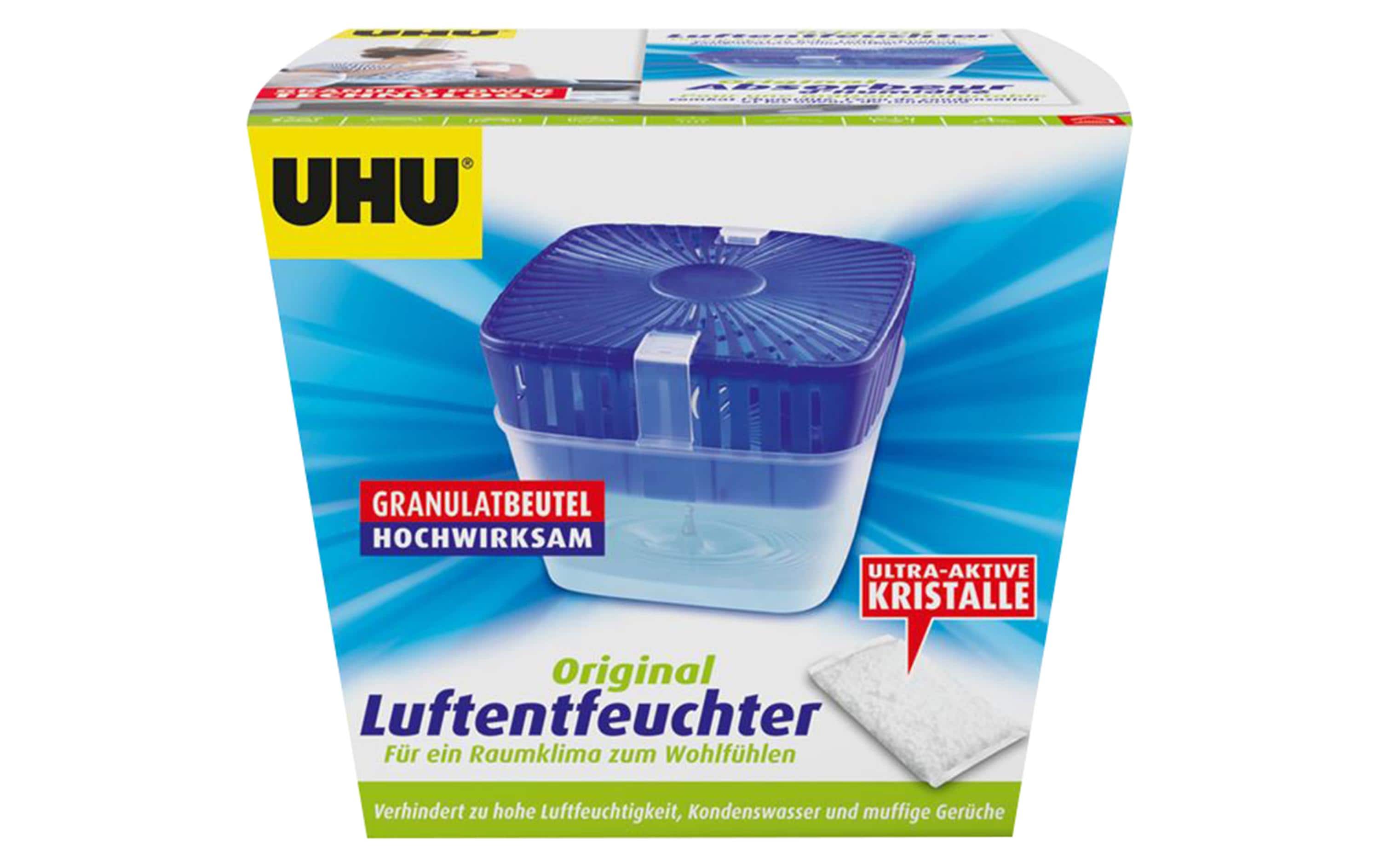 UHU Passiver Entfeuchter – 450 g, für Räume bis 20 m²