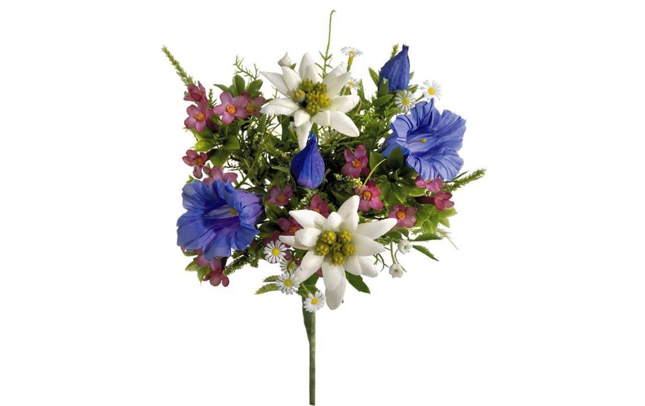 Botanic-Haus Künstliche Blütenpflanze – 22 cm – Polyester, mehrfarbig, 12er-Pack