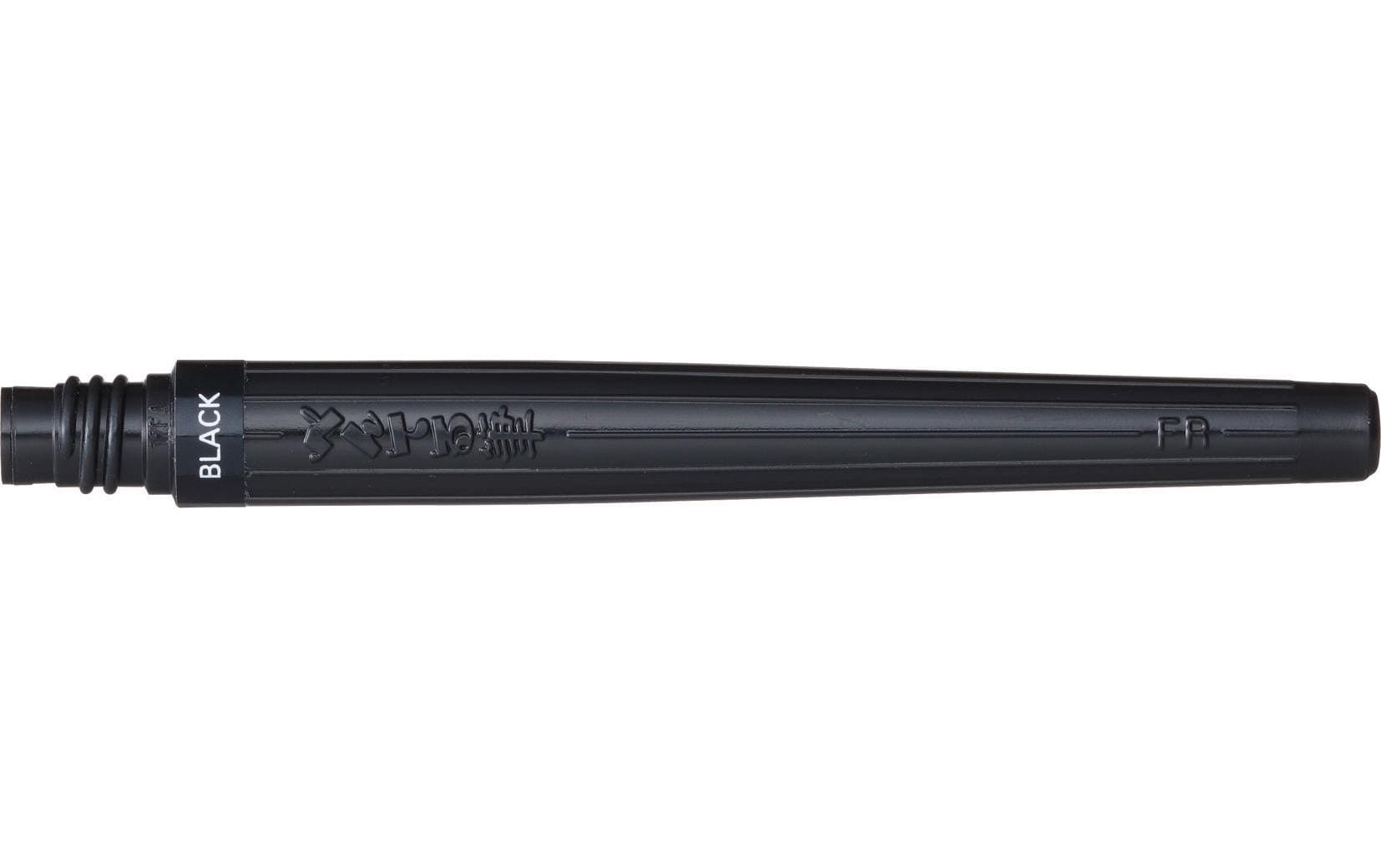 Pentel Pinselstift-Nachfülleinheit – Schwarz, geruchsarm, wasservermalbar, 1 Stück