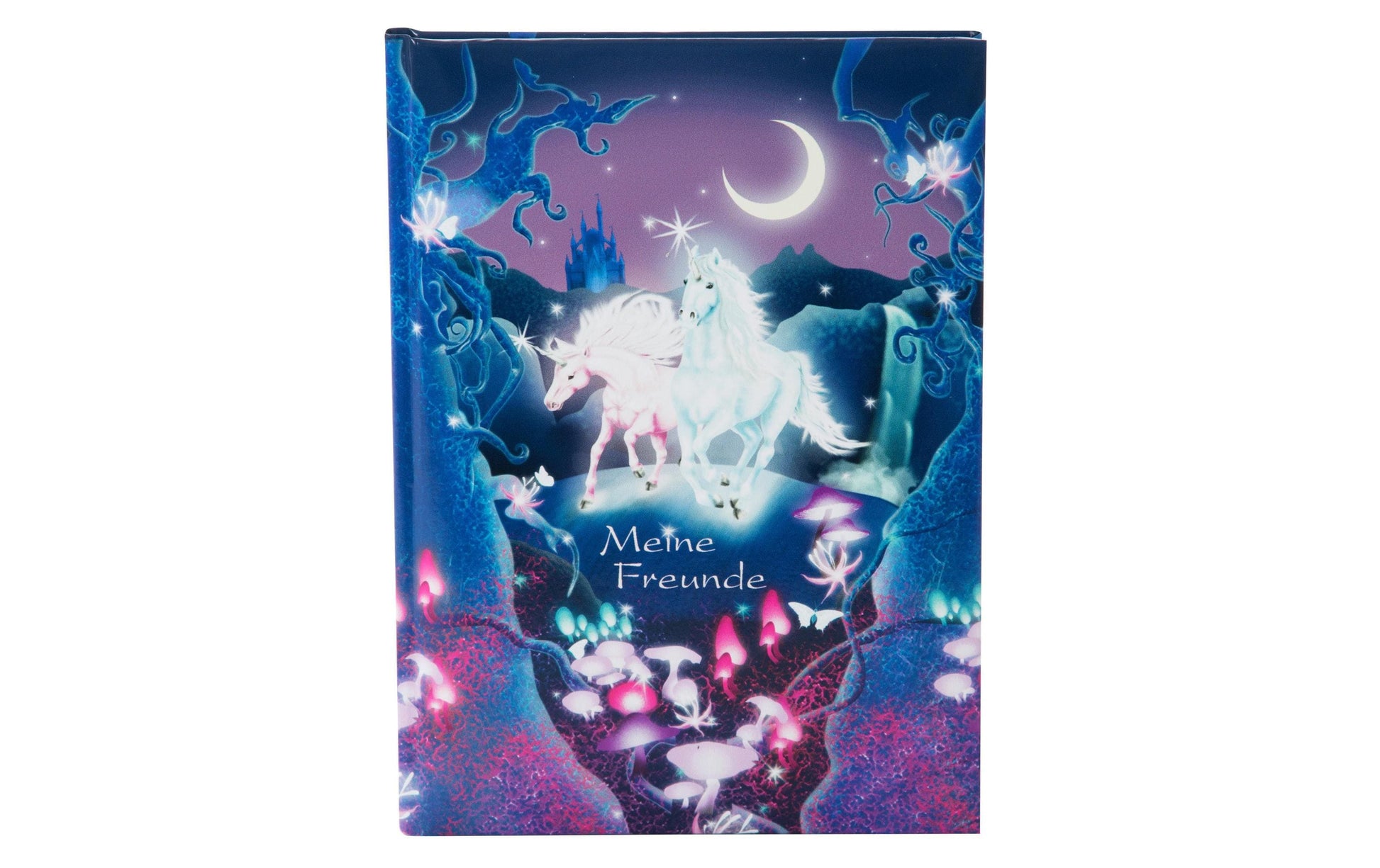 Goldbuch Freundebuch Einhorn – 88 Seiten – A5 – Hardcover, mehrfarbig