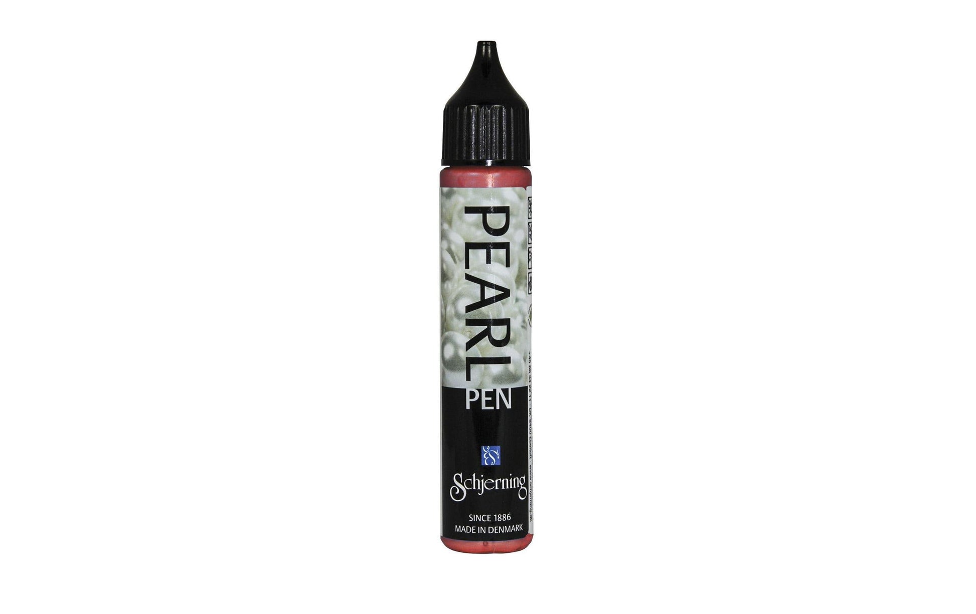 Schjerning Pearl Pen – dunkelrot Perleffekt, 28 ml