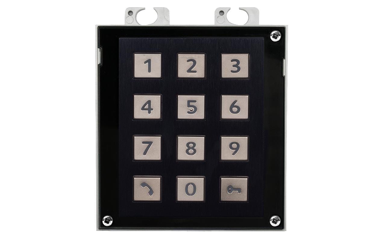 2N Tastaturmodul IP Verso – für 2N IP Verso, 2N LTE Verso, 108 × 45 × 131 mm, schwarz