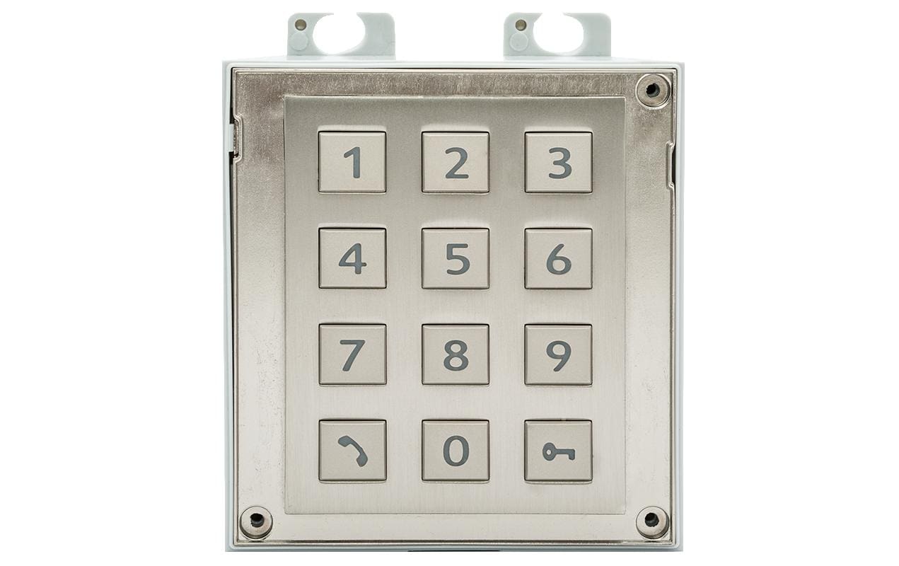 2N Tastaturmodul IP Verso – für IP Verso, LTE Verso, 108 × 45 × 131 mm, silber