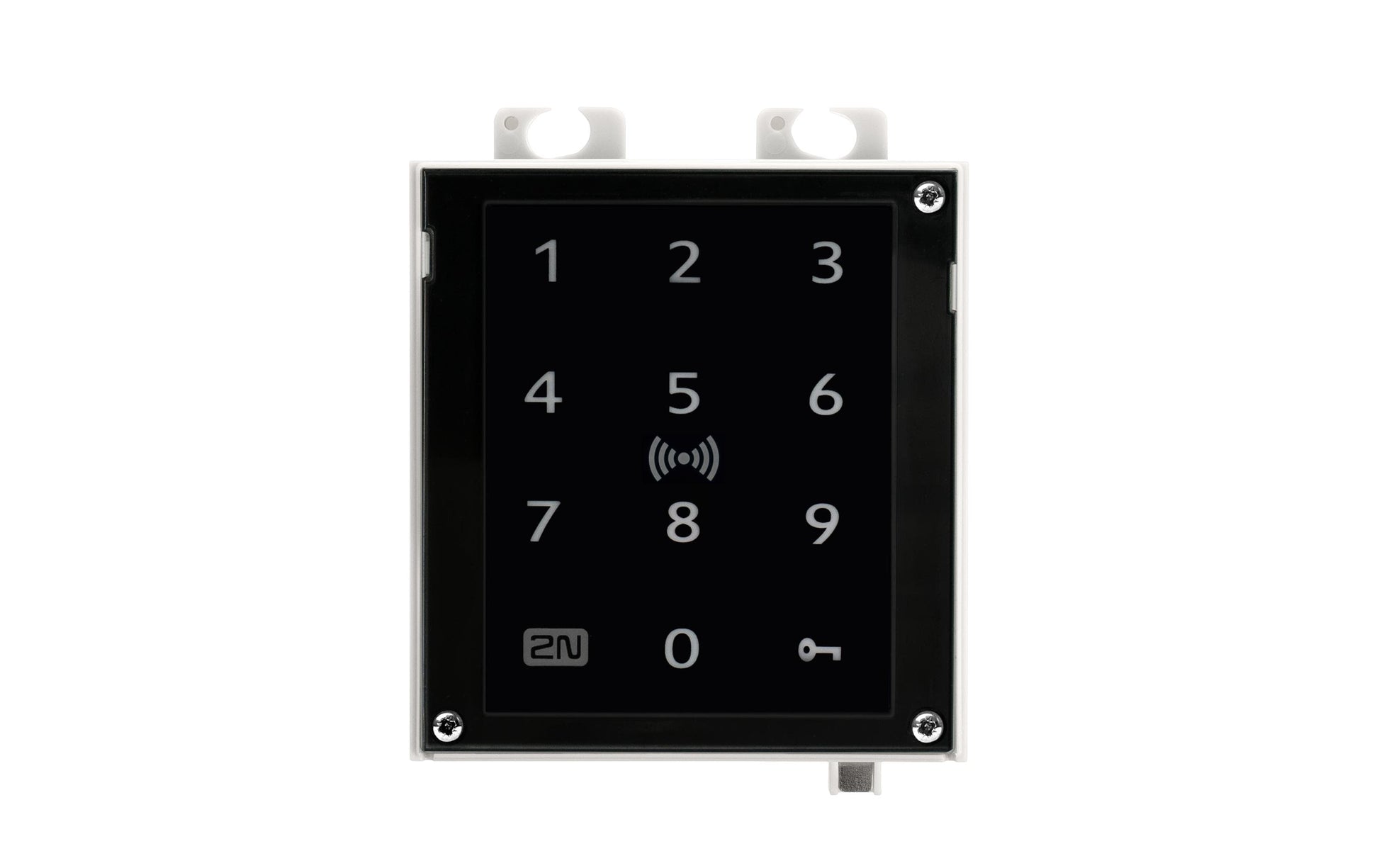 2N Access Unit 2.0 Touch-Tastatur & RFID-Modul – 107 × 28 × 130 mm, schwarz, IP54