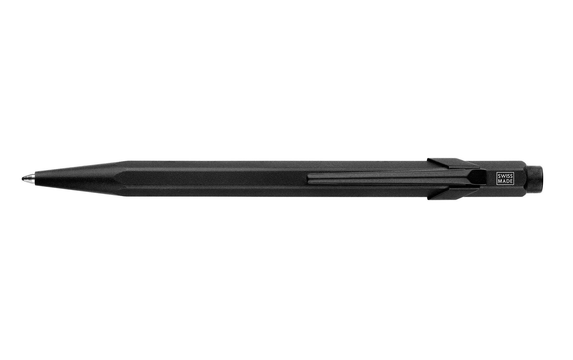 Caran d-Ache Caran d'Ache Kugelschreiber – Schwarz, seidenmatt, Aluminium