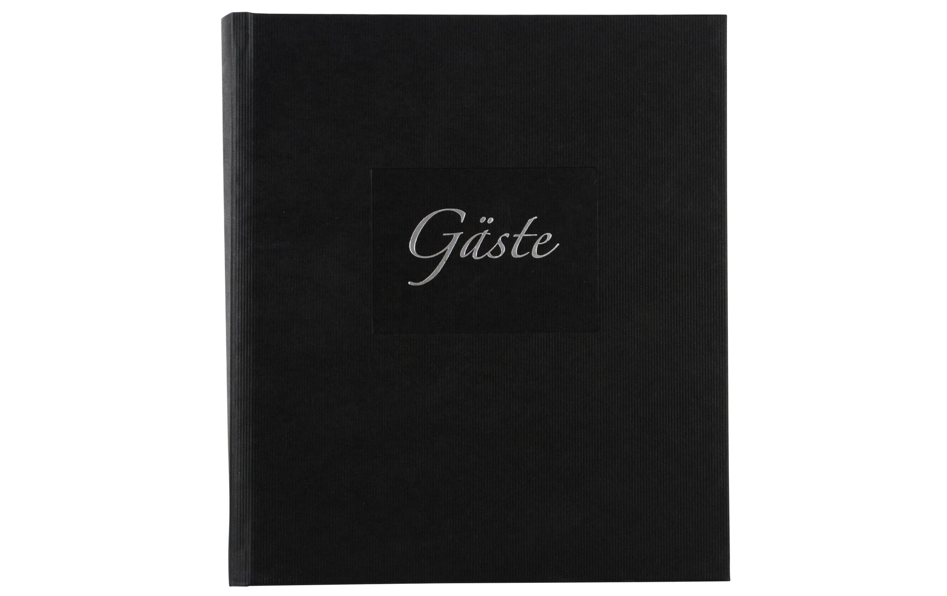 Goldbuch Gästebuch Uni – 176 Seiten – 230 × 250 mm – Hardcover, Kunststoff, Schwarz