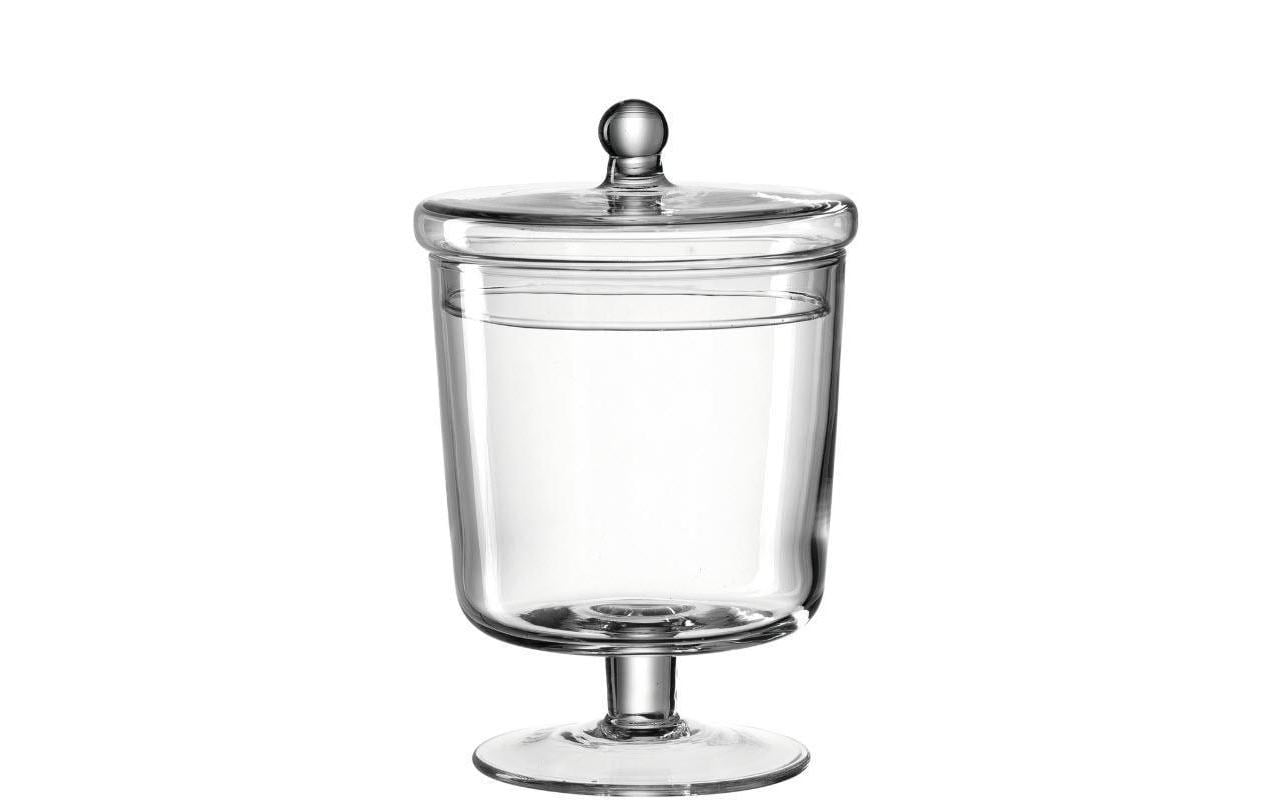 LEONARDO Vorratsglas Poesia – 750 ml, Ø 14 cm, H 20 cm, Glas, Transparent, mit Deckel
