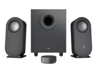 Logitech Z407 – PC-Lautsprecher-Set – mit Subwoofer, Bluetooth, kabelgesteuerte Steuerung, Graphit