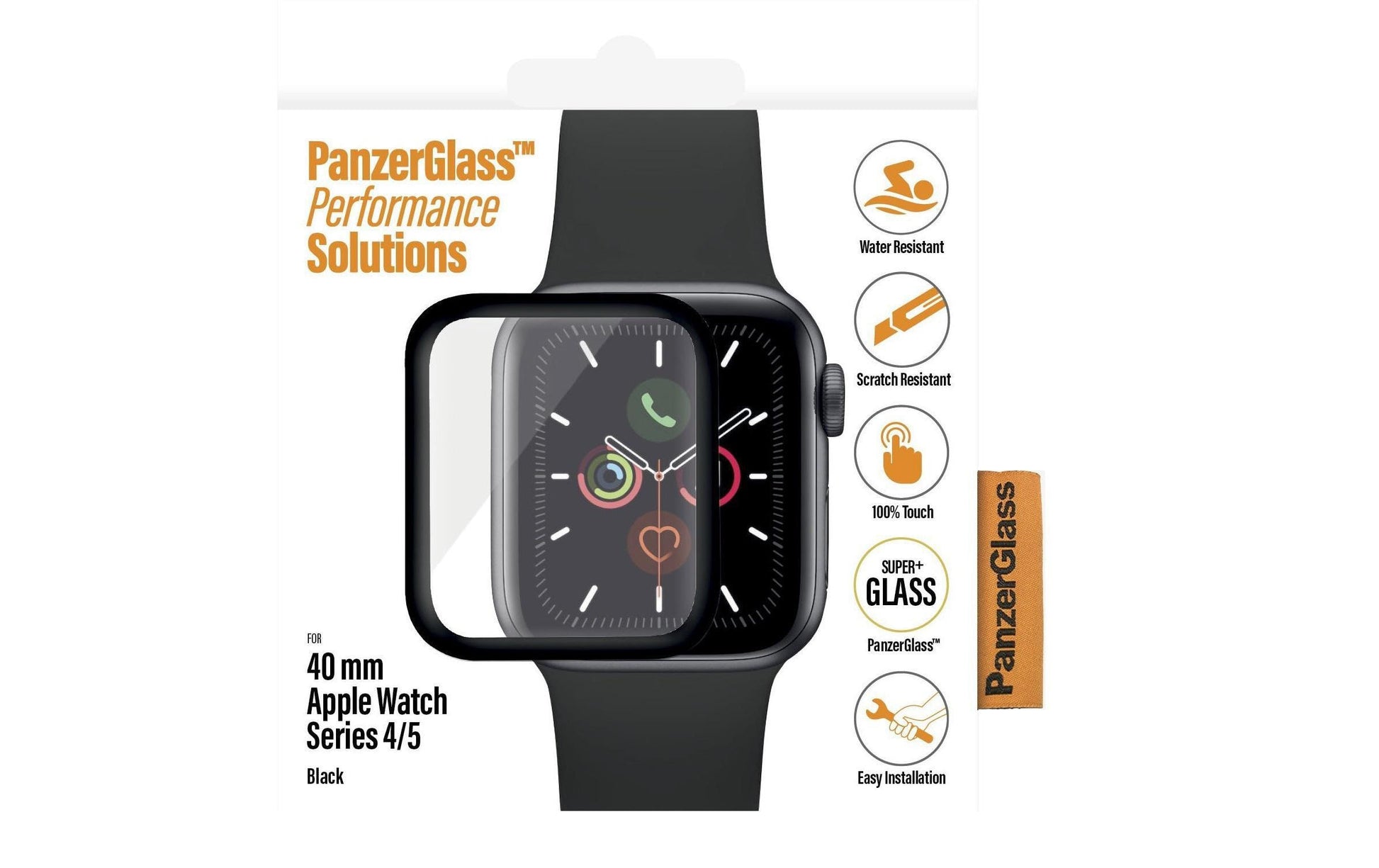 PanzerGlass Displayschutz – für Apple Watch Series 4/5/6/SE 40 mm, Transparent, 1 Stück
