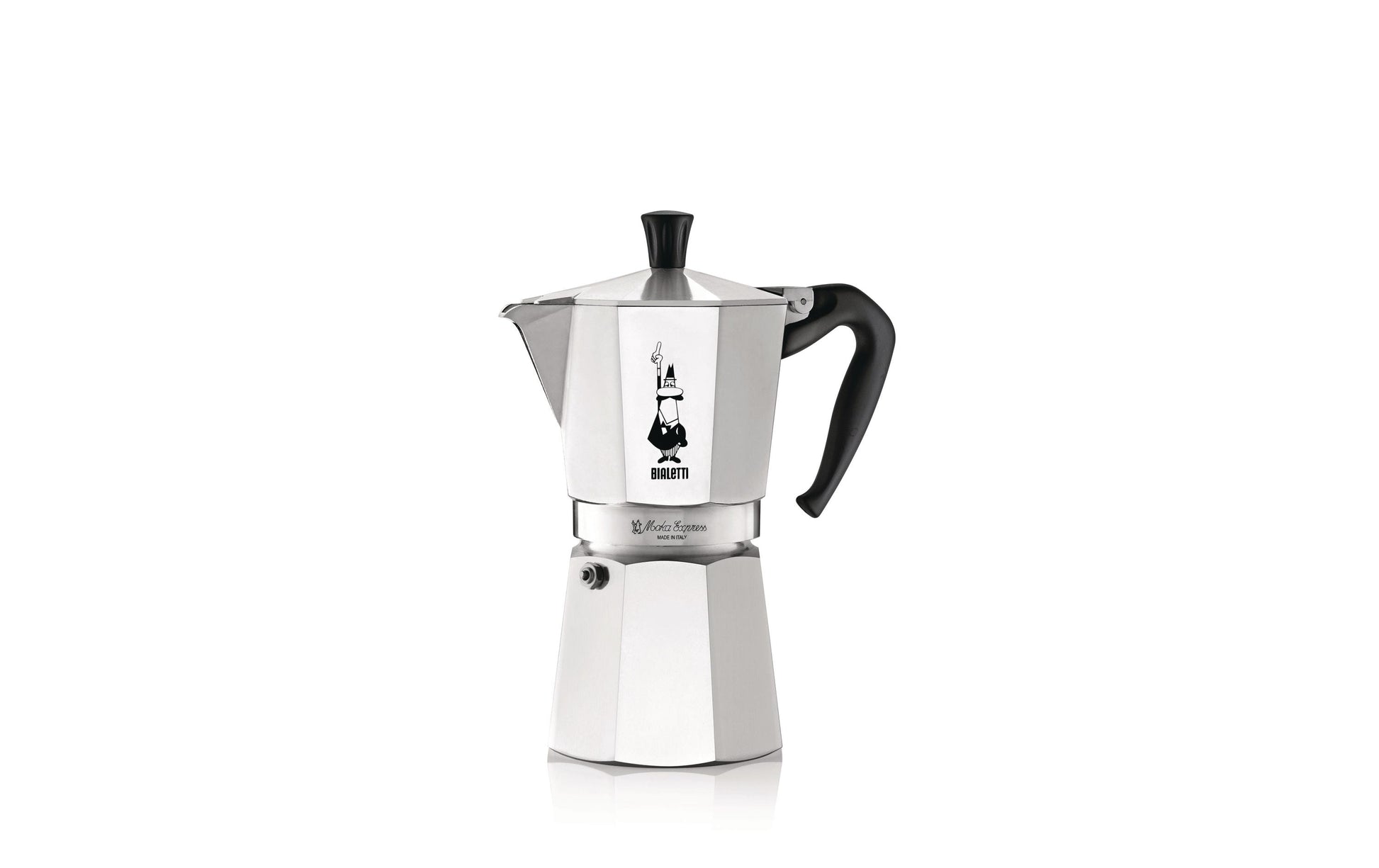 Bialetti Moka Express French Press / Kaffeebereiter – 0,5 l, 9 Tassen, Aluminium