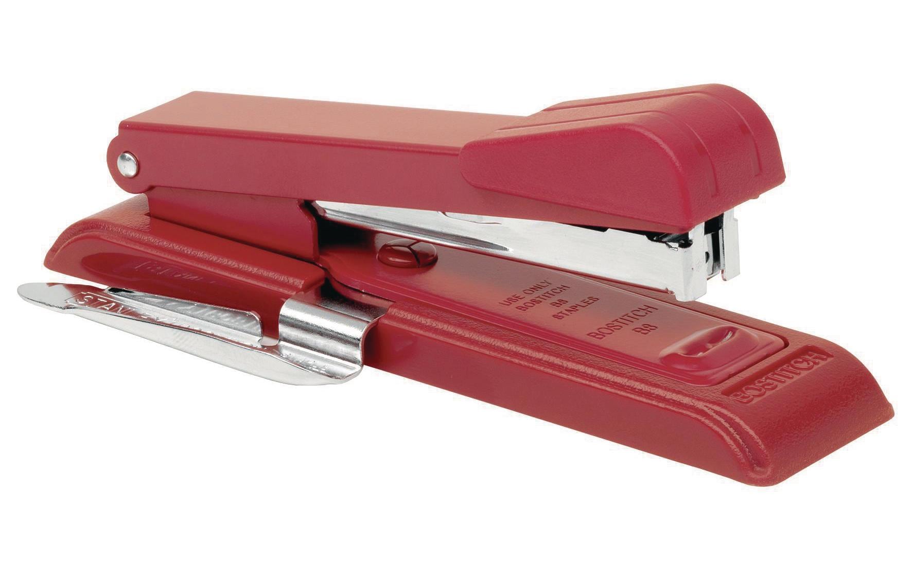 Bostitch B8 Hefter, 26 Blätter, Klammernentferner, Geschlossene Heftung, Einlegetiefe 65 mm, Rot