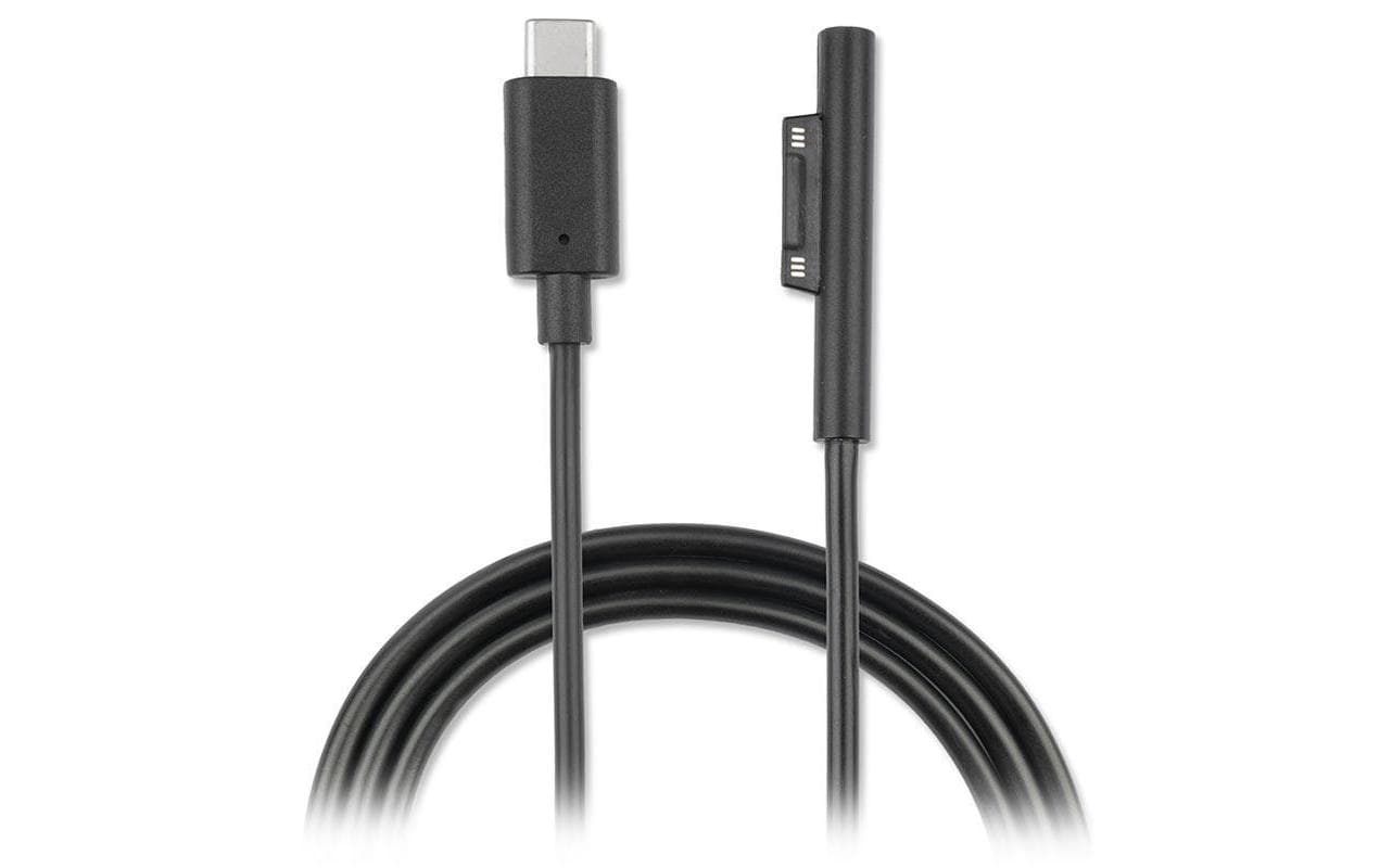4smarts USB-C auf Microsoft Surface Connect Kabel – 1 m – Schwarz – für Surface Pro 6, Pro 5, Pro 4 und mehr