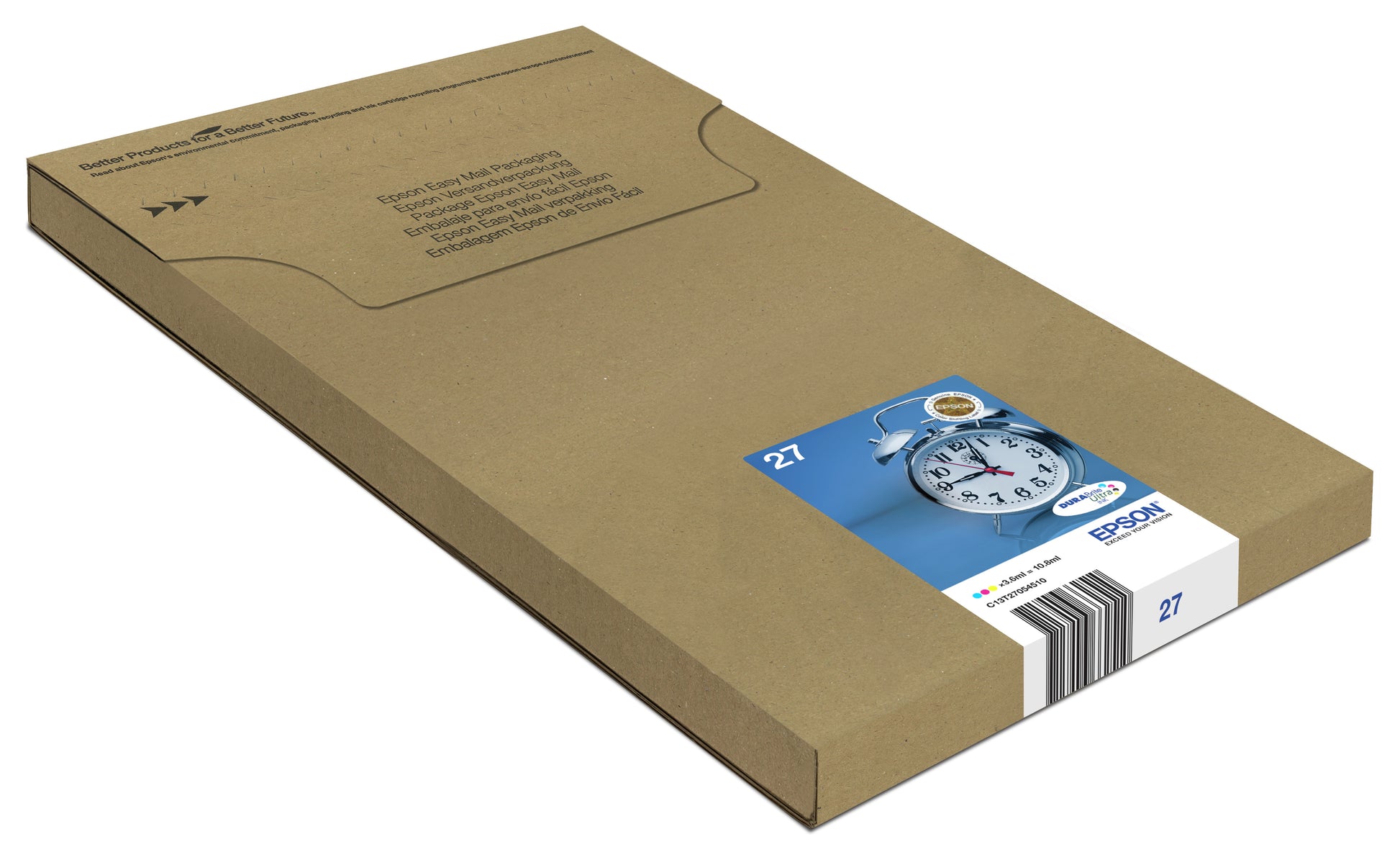 Epson 27 Tintenpatronen-Multipack, Cyan/Magenta/Gelb (Original) – für WorkForce WF-7720/7715/7710 …
