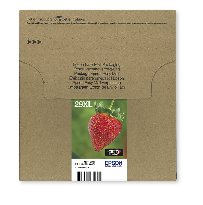 Epson Tintenpatronen-Multipack 29XL, CMYK, XL, 4er-Pack – für Inkjetdrucker/Multifunktionsgeräte