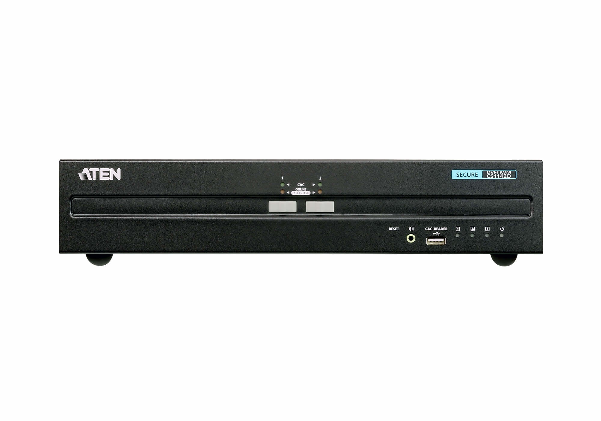 ATEN CS1142D – KVM-Switch – 2-Port, DVI – 3840 × 2160 @ 30 Hz, Audio