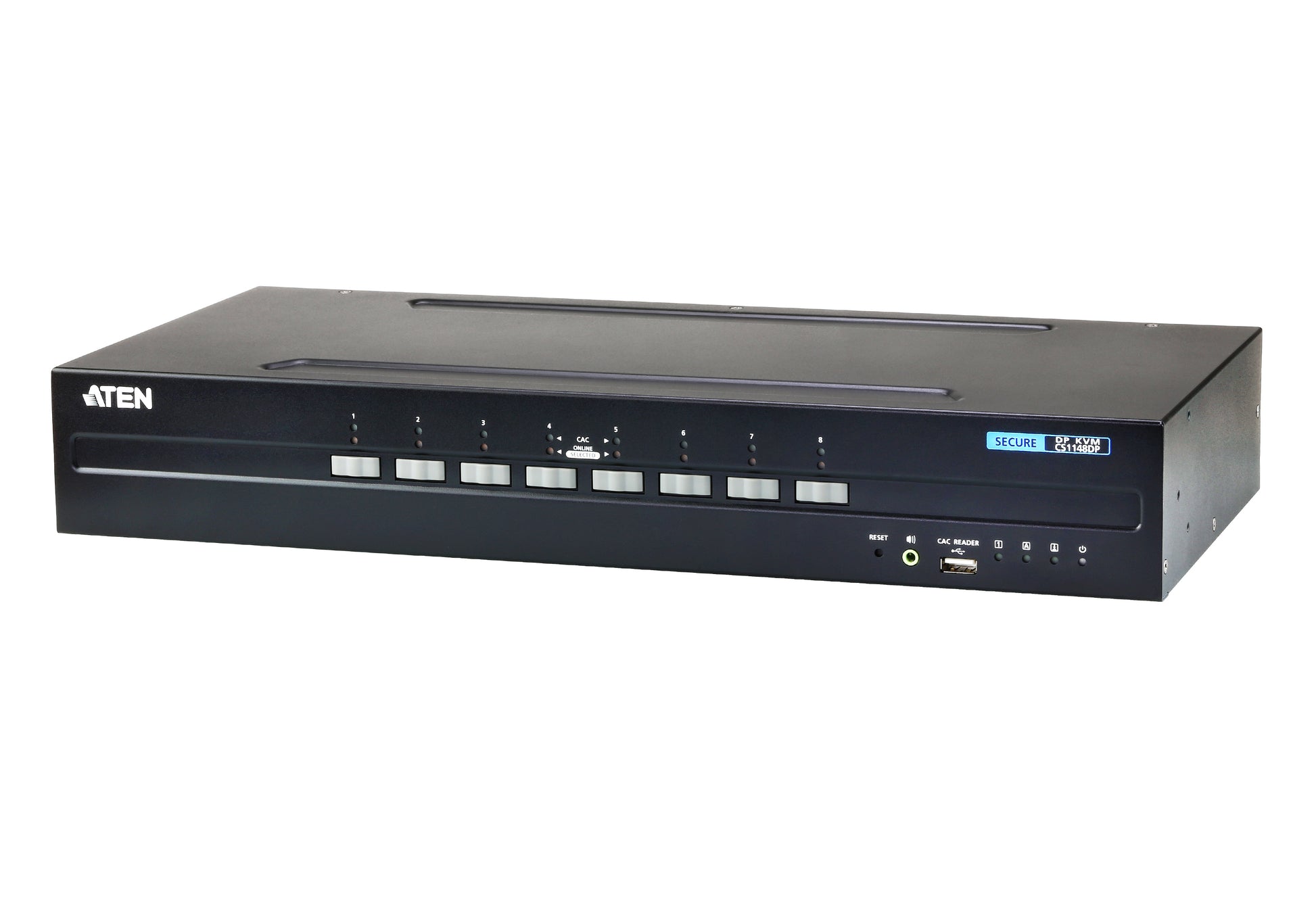 ATEN CS1148DP – 8-Port DisplayPort Dual-View Sicherer KVM-Switch – 3840 × 2160, USB 2.0 Hub, Audio