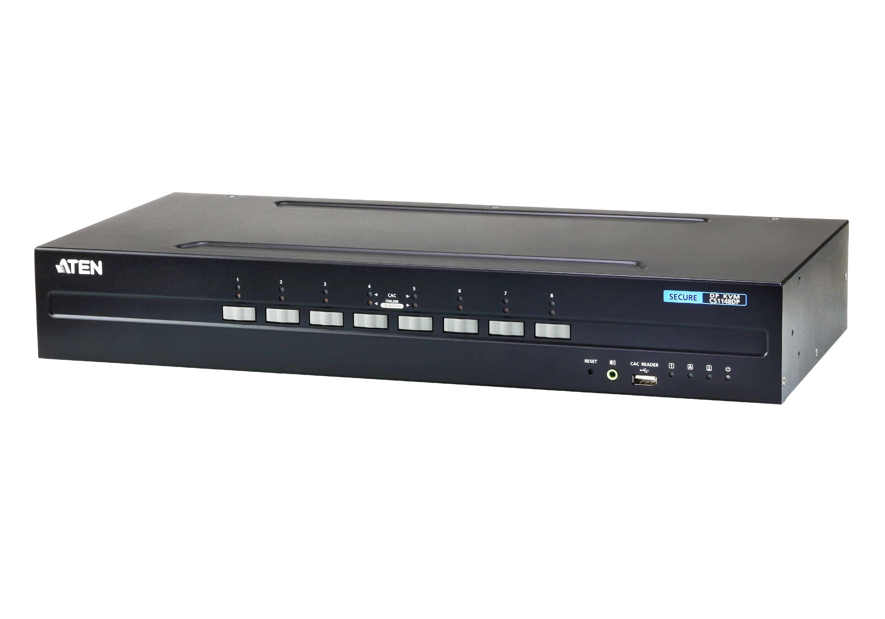 ATEN CS1148DP – 8-Port DisplayPort Dual-View Sicherer KVM-Switch – 3840 × 2160, USB 2.0 Hub, Audio