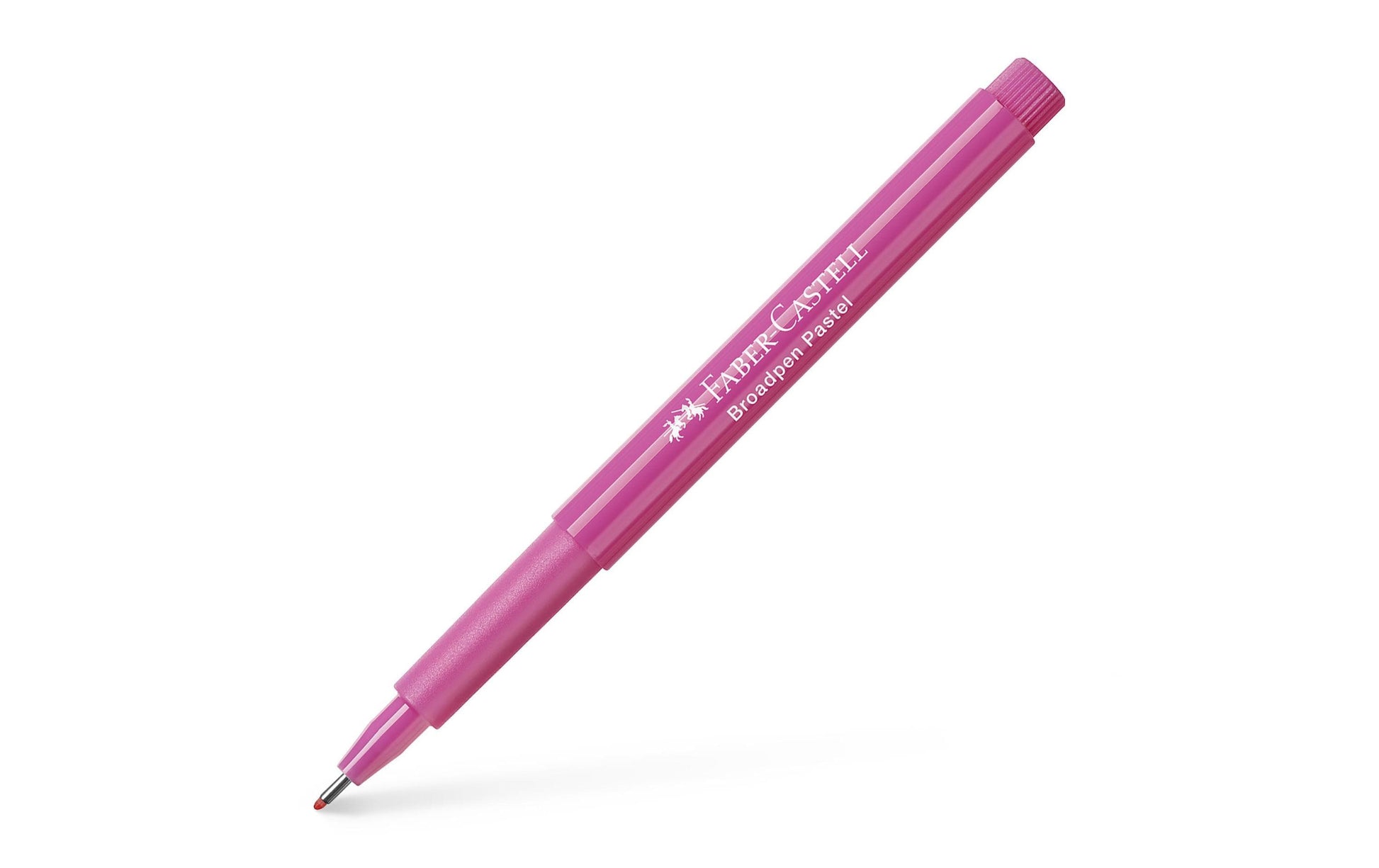 Faber-Castell Broadpen 1554 Fineliner – 0,8 mm, pink, 1 Stk., dokumentenecht