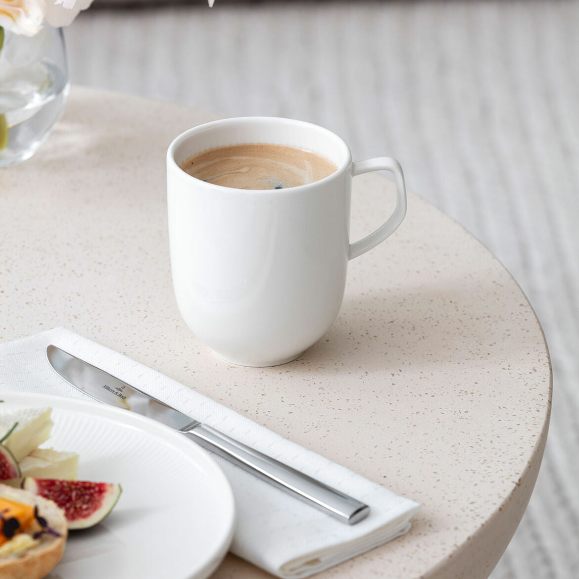 Villeroy & Boch Afina Becher – mikrowellenfest, weiss
