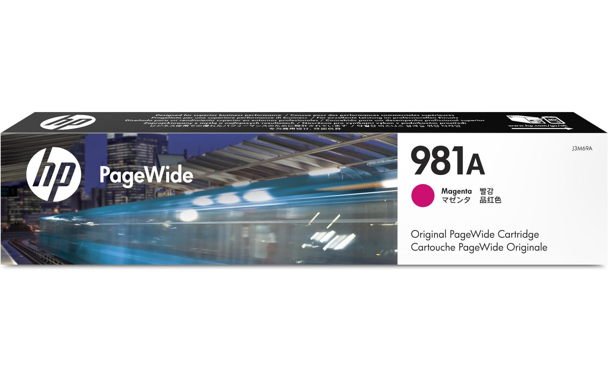 HP Tintenpatrone 981A, Magenta – für Inkjetdrucker/Multifunktionsgeräte