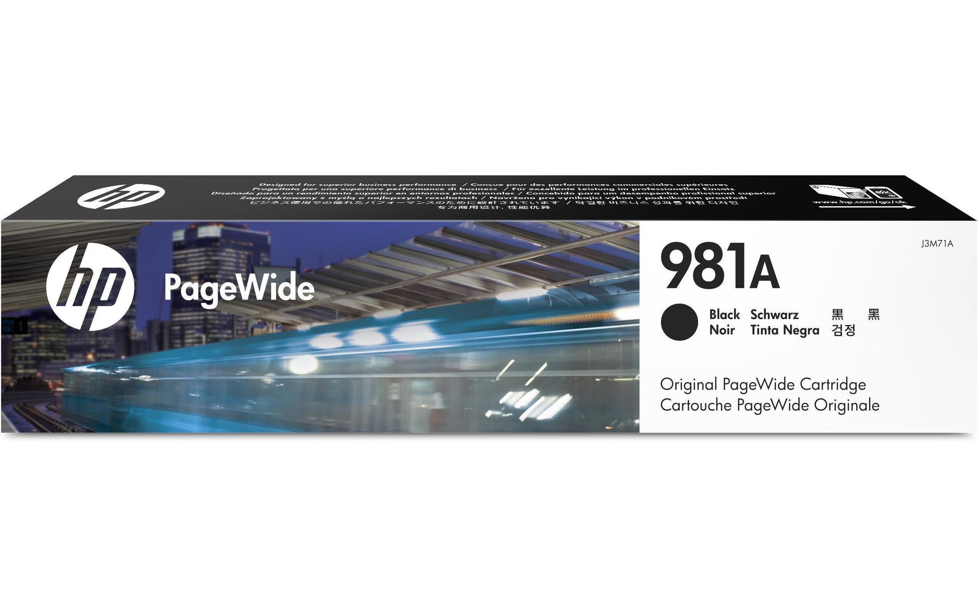 HP Tintenpatrone 981A, Schwarz, 6'000 Seiten