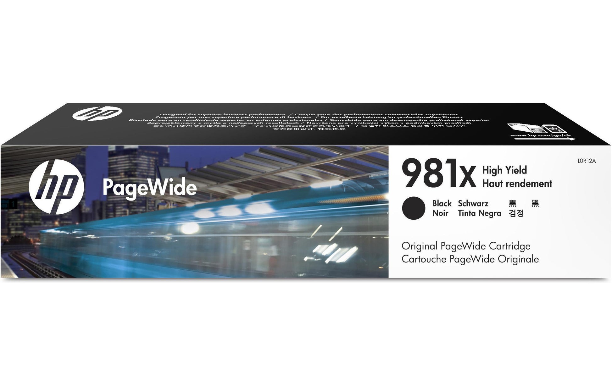 HP Tintenpatrone 981X, Schwarz, 10’000 Seiten – für Tintenstrahldrucker und Multifunktionsgeräte