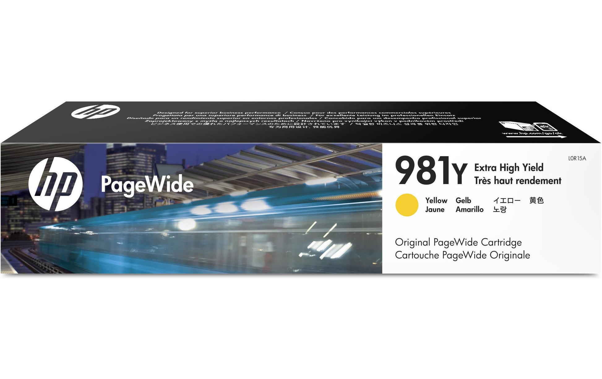 HP Tintenpatrone 981Y, Gelb – für Inkjetdrucker und Multifunktionsgeräte
