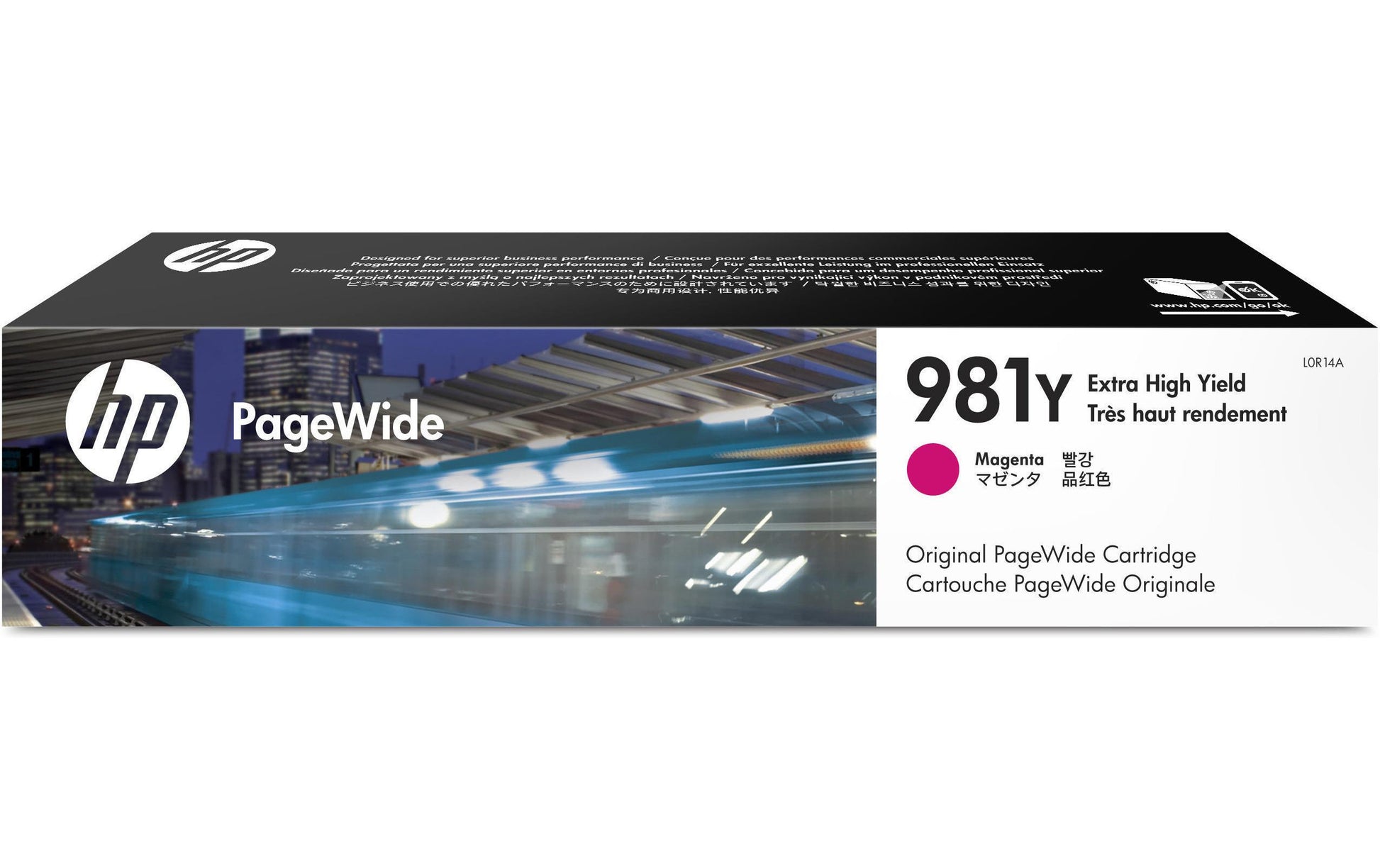 HP Tintenpatrone 981Y, Magenta, 16'000 Seiten – für Inkjetdrucker/Multifunktionsgeräte