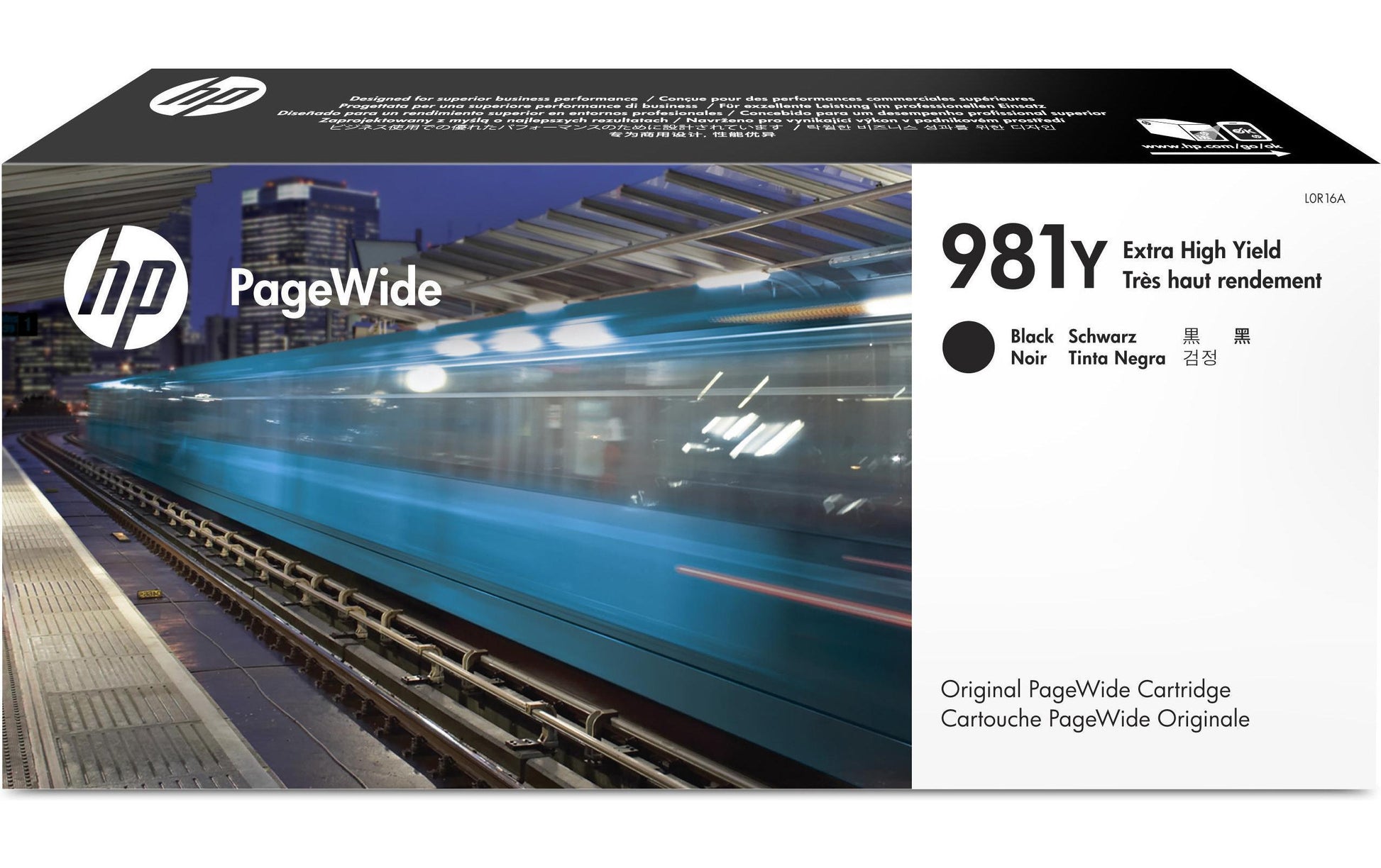 HP Tintenpatrone 981Y, Schwarz – für Tintenstrahldrucker und Multifunktionsgeräte