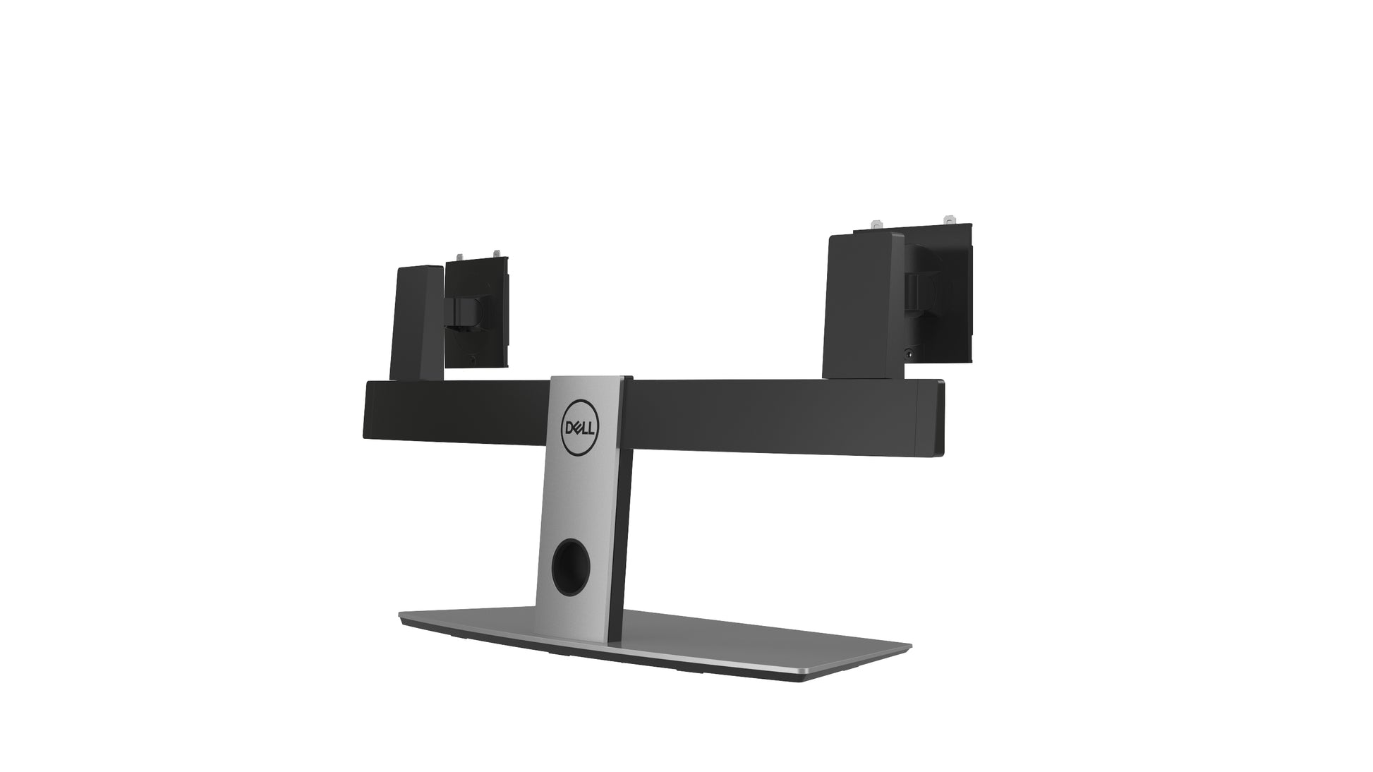 DELL MDS19 – Tischhalterung, Dual, Standfuss, bis 27", VESA 100 × 100 mm, 6 kg, schwarz