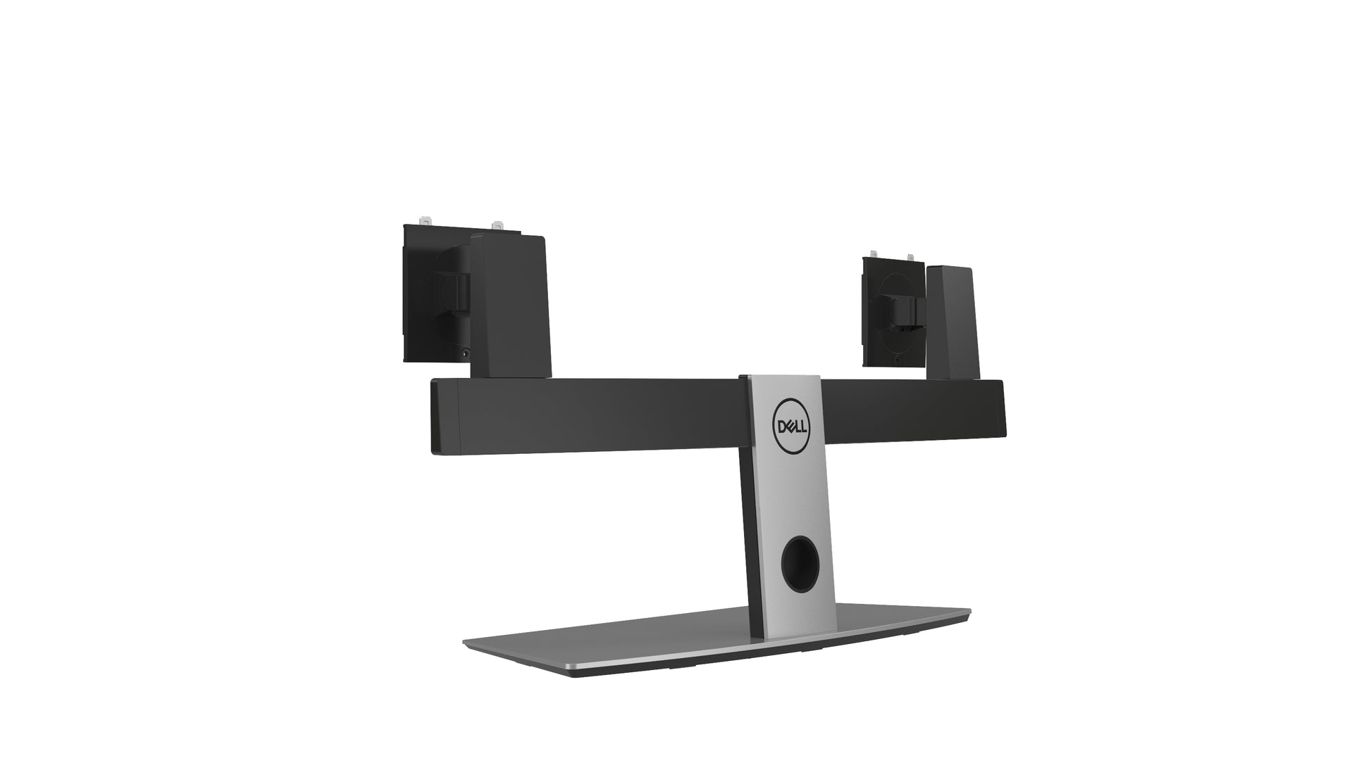 DELL MDS19 – Tischhalterung, Dual, Standfuss, bis 27", VESA 100 × 100 mm, 6 kg, schwarz