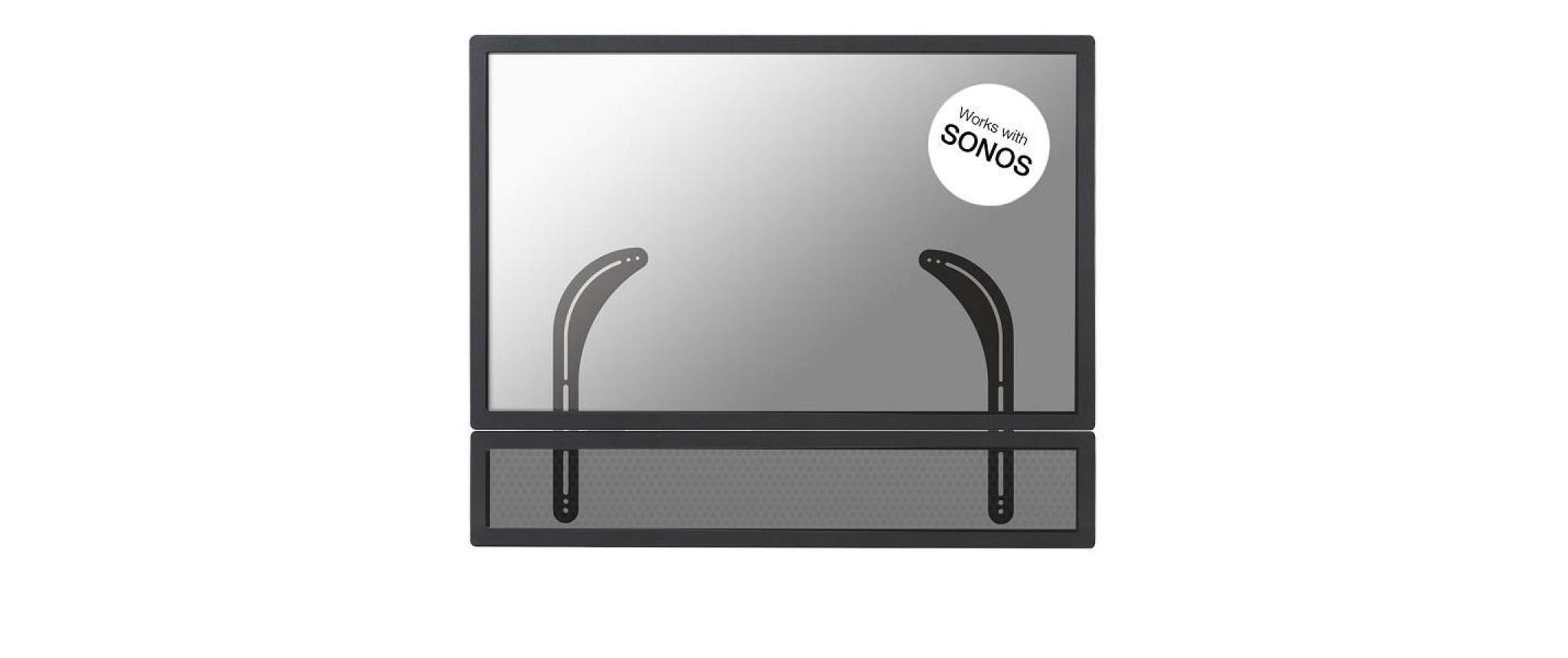 Neomounts NM-USP100BLACK Soundbar-Halterung (VESA) – bis 15 kg – für Sonos Playbar – Schwarz