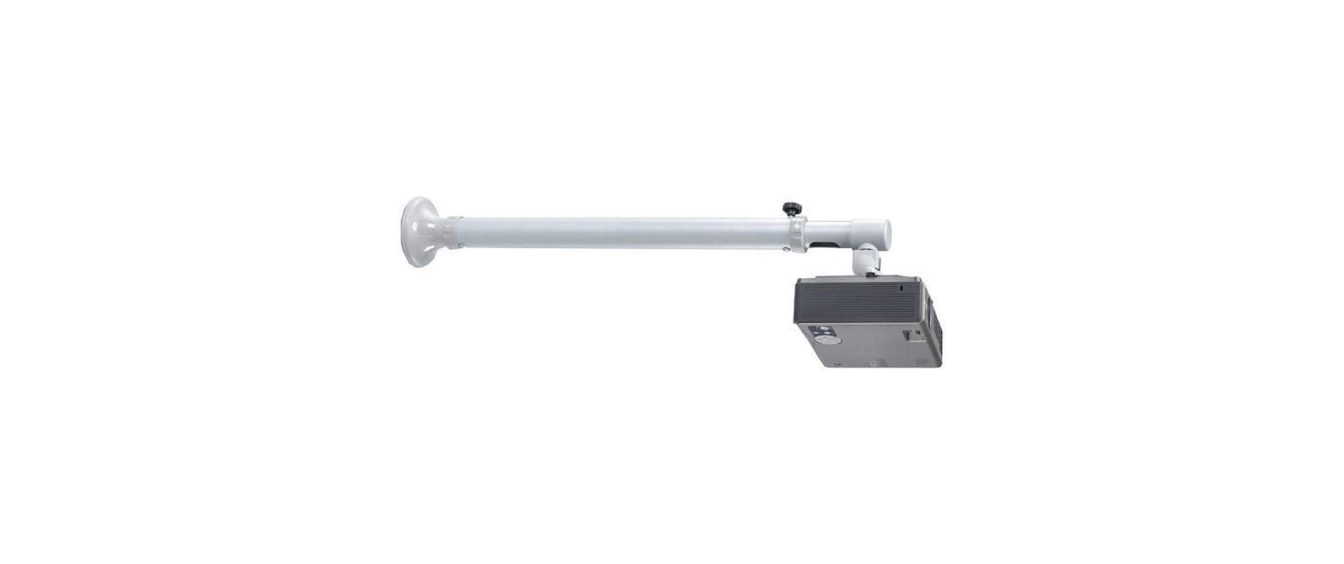 Neomounts Projektor-Deckenhalterung – 73,0–123,0 cm, 12 kg, schwenkbar, Silber