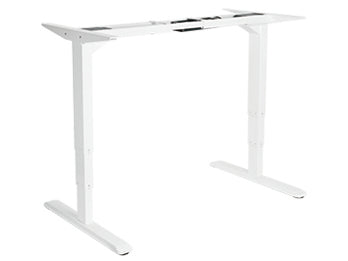 Equip ERGO – Sitz-/Steh-Tischgestell ohne Platte, elektrisch, 100–170 cm, 2 Motoren, 100 kg, weiss