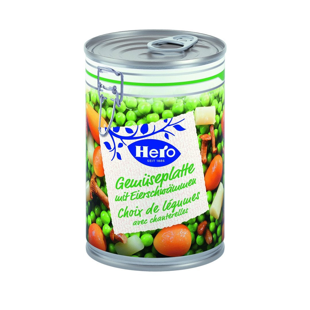 Hero Gemüseplatte mit Eierschwämmen – vegan