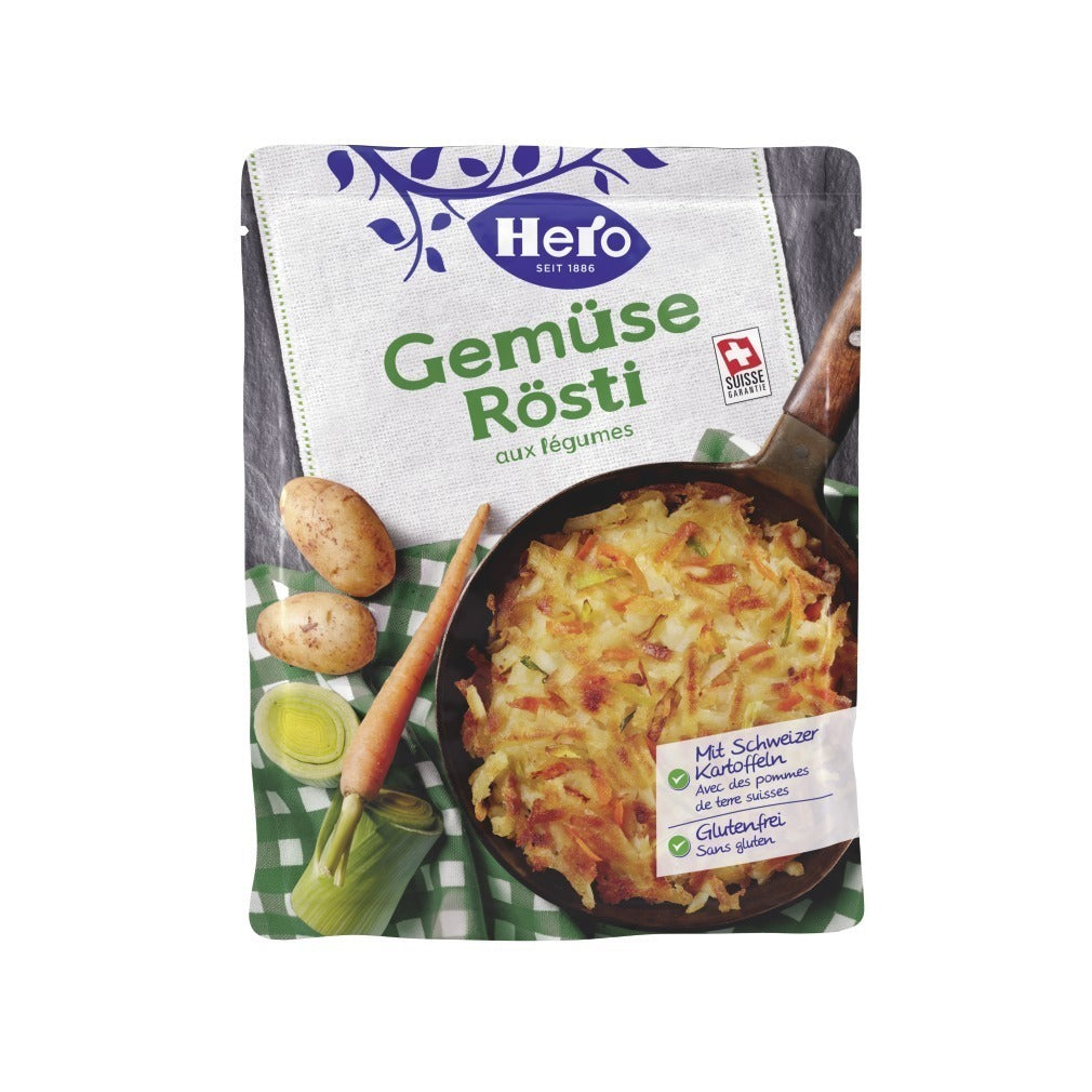 Hero Rösti Gemüse Vegan Box/Karton – 500 g